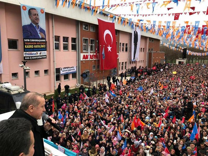 Cumhurbaşkanımız Sayın Recep Tayyip ERDOĞAN Amasya’da Coşku İle Karşılandı