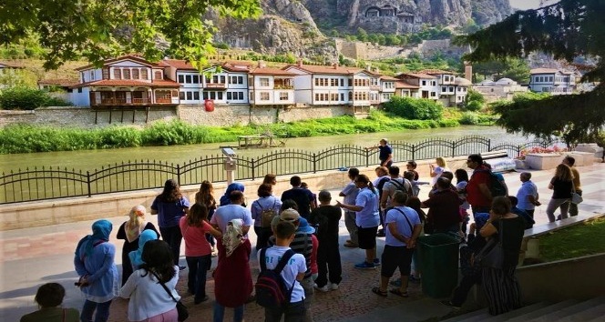 amasya yerli ve yabancı turistler tarafından ziyaretçi akınına uğradı