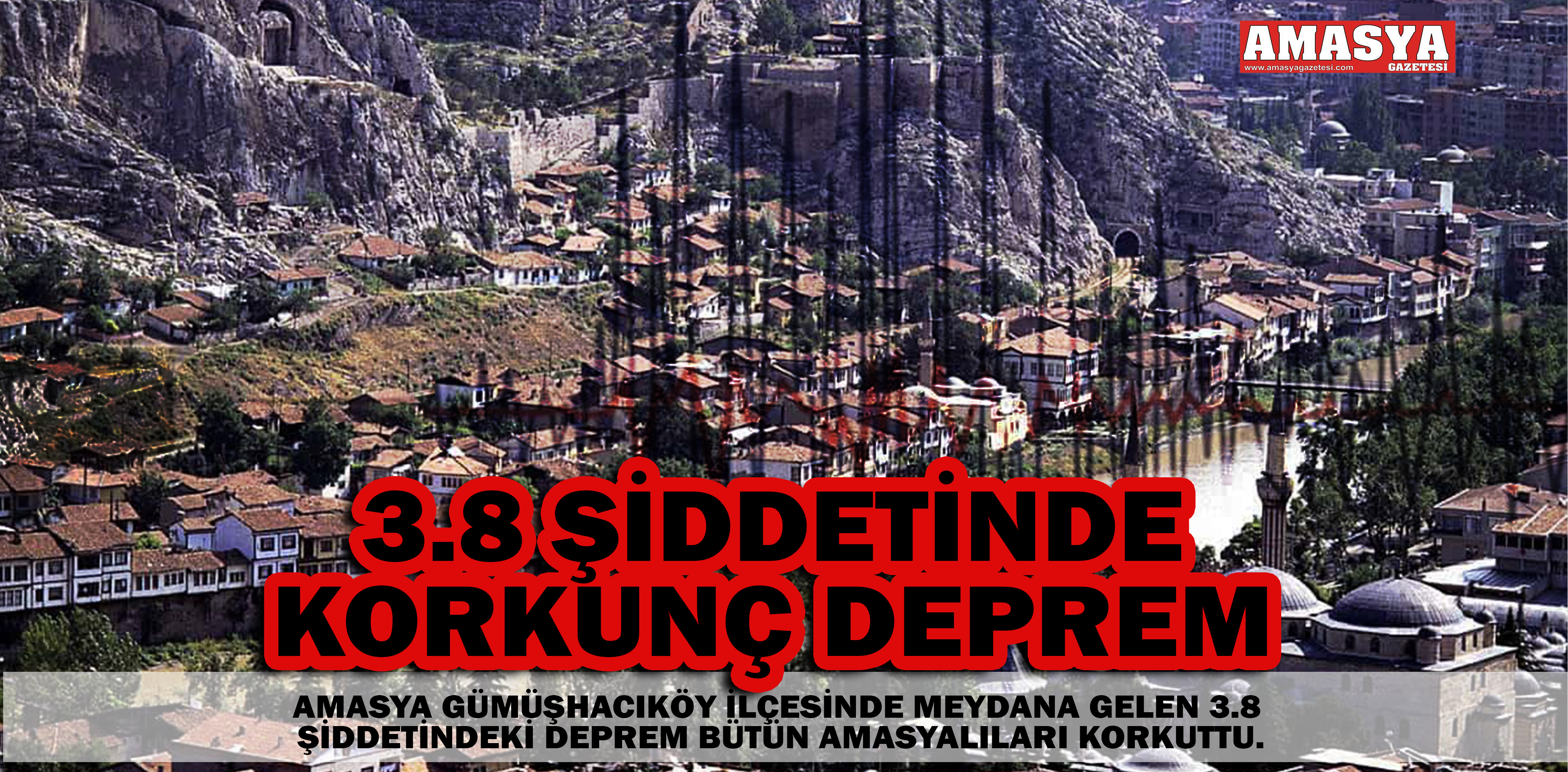 3.8 ŞİDDETİNDE KORKUNÇ DEPREM