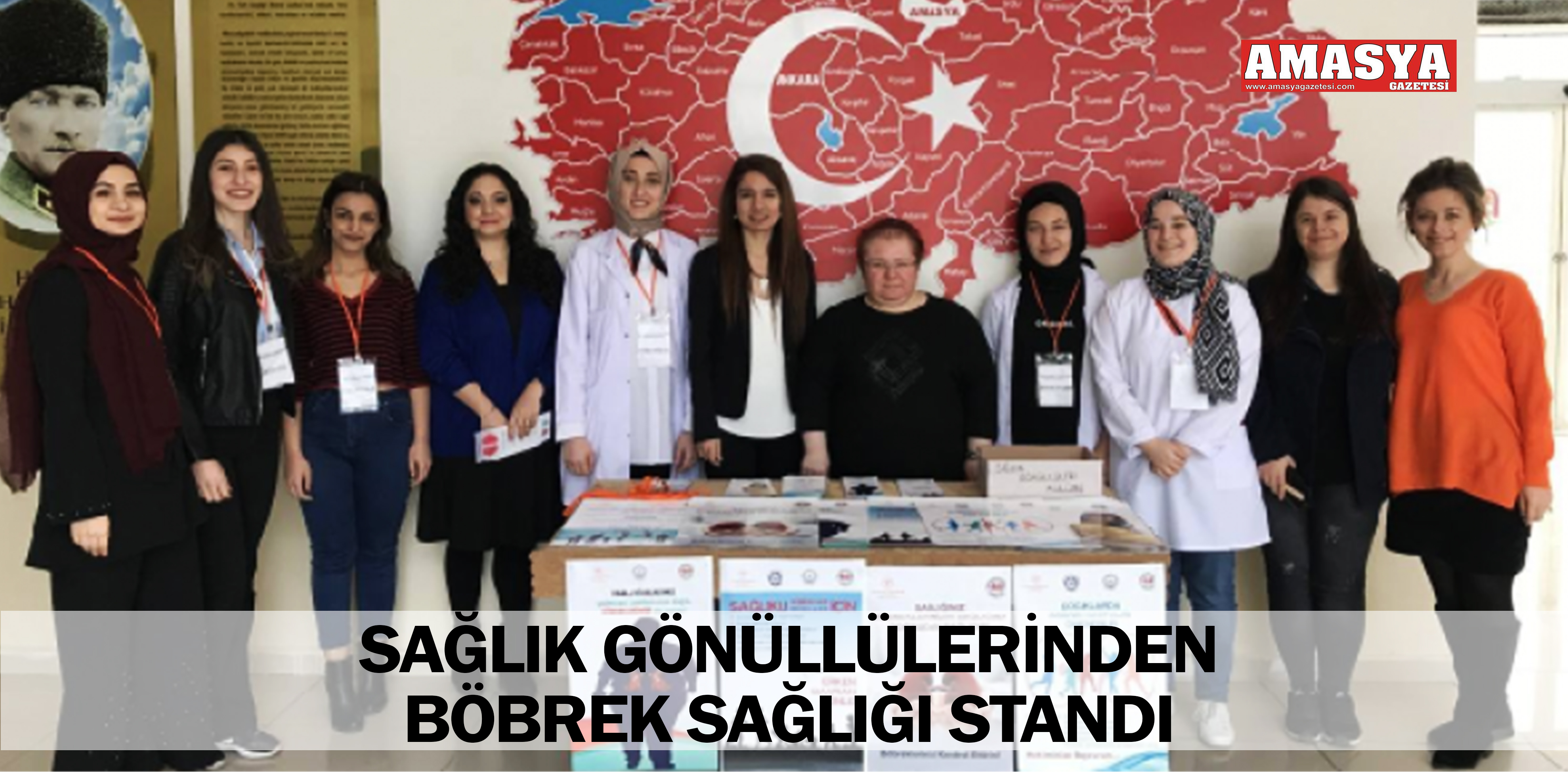 SAĞLIK GÖNÜLLÜLERİNDEN BÖBREK SAĞLIĞI STANDI