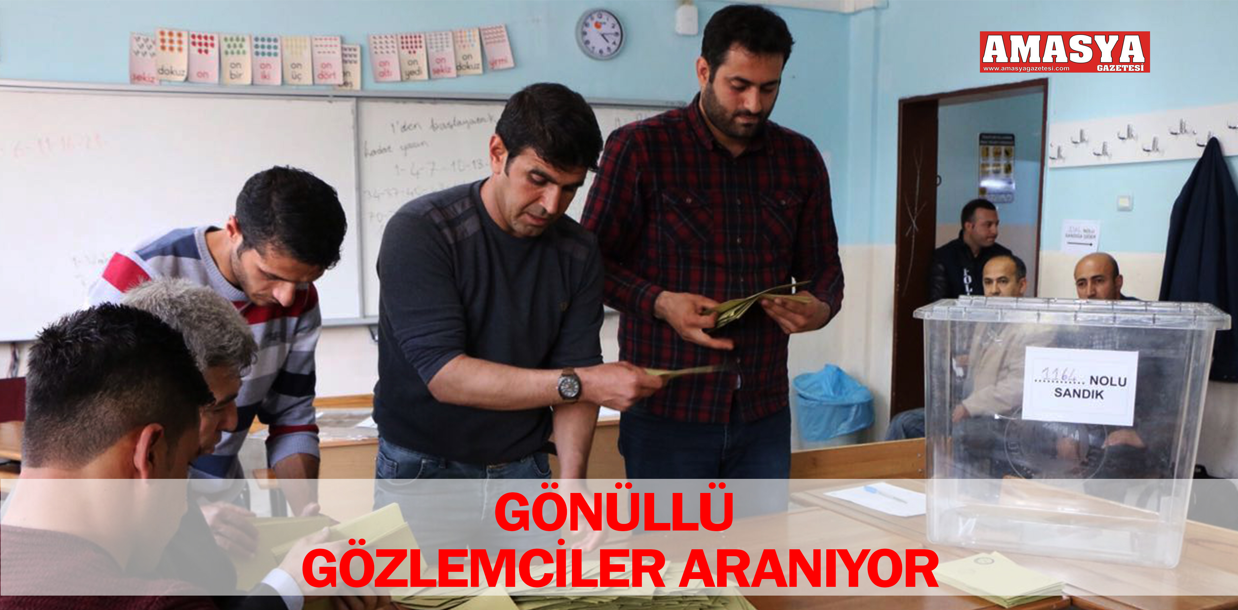 GÖNÜLLÜ GÖZLEMCİLER ARANIYOR