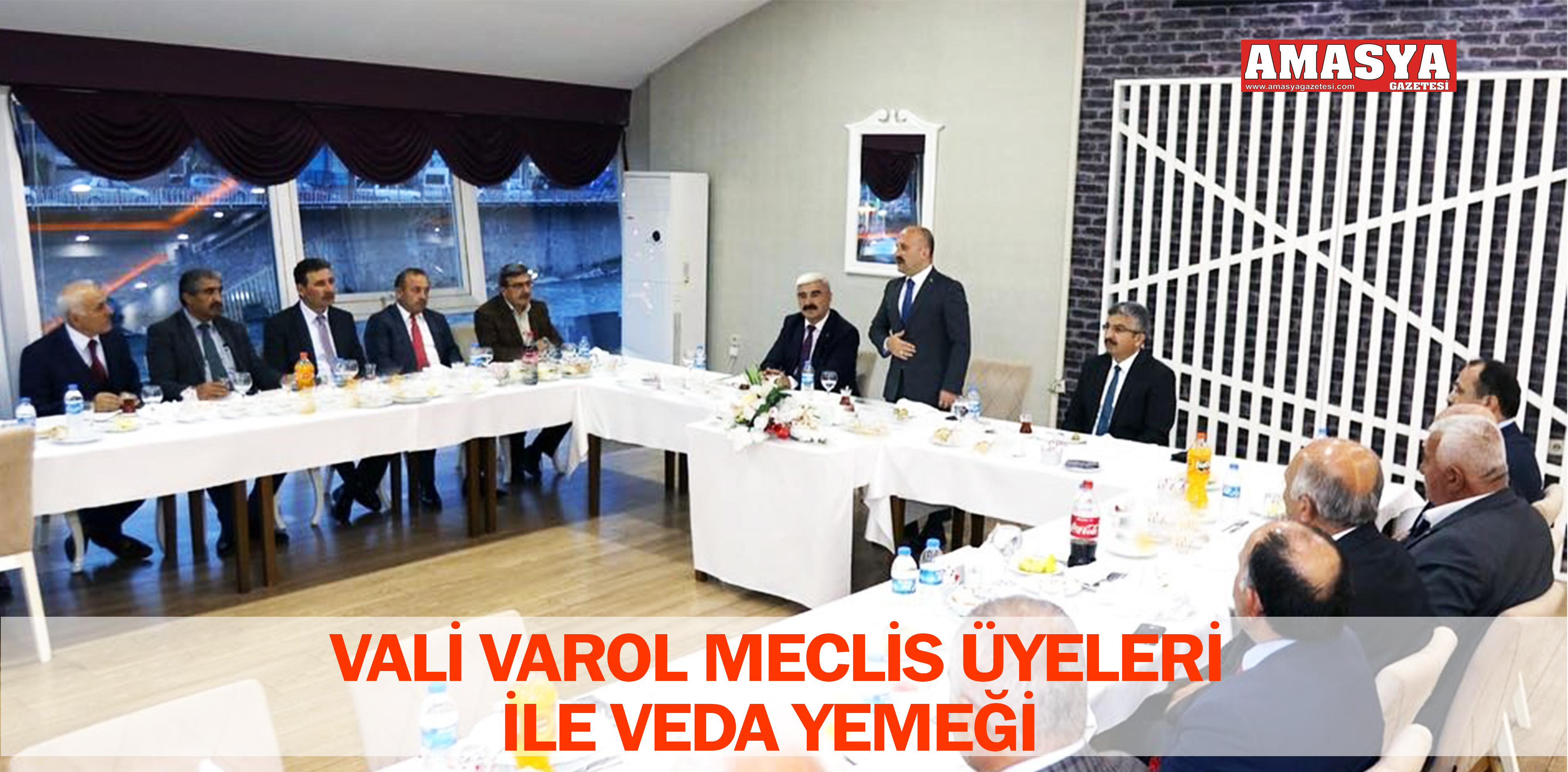 VALİ VAROL MECLİS ÜYELERİ İLE VEDA YEMEĞİ