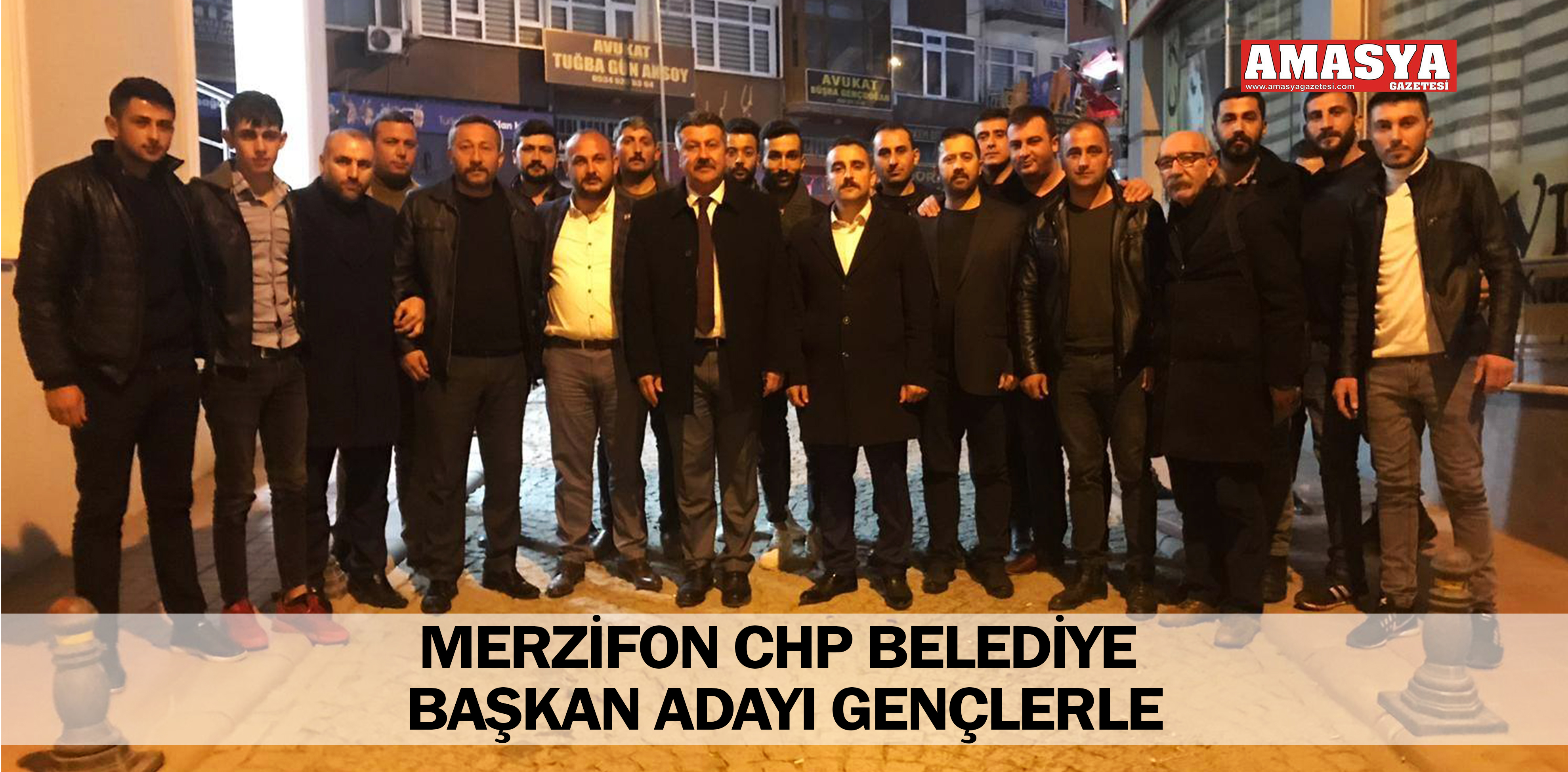 MERZİFON CHP BELEDİYE BAŞKAN ADAYI GENÇLERLE