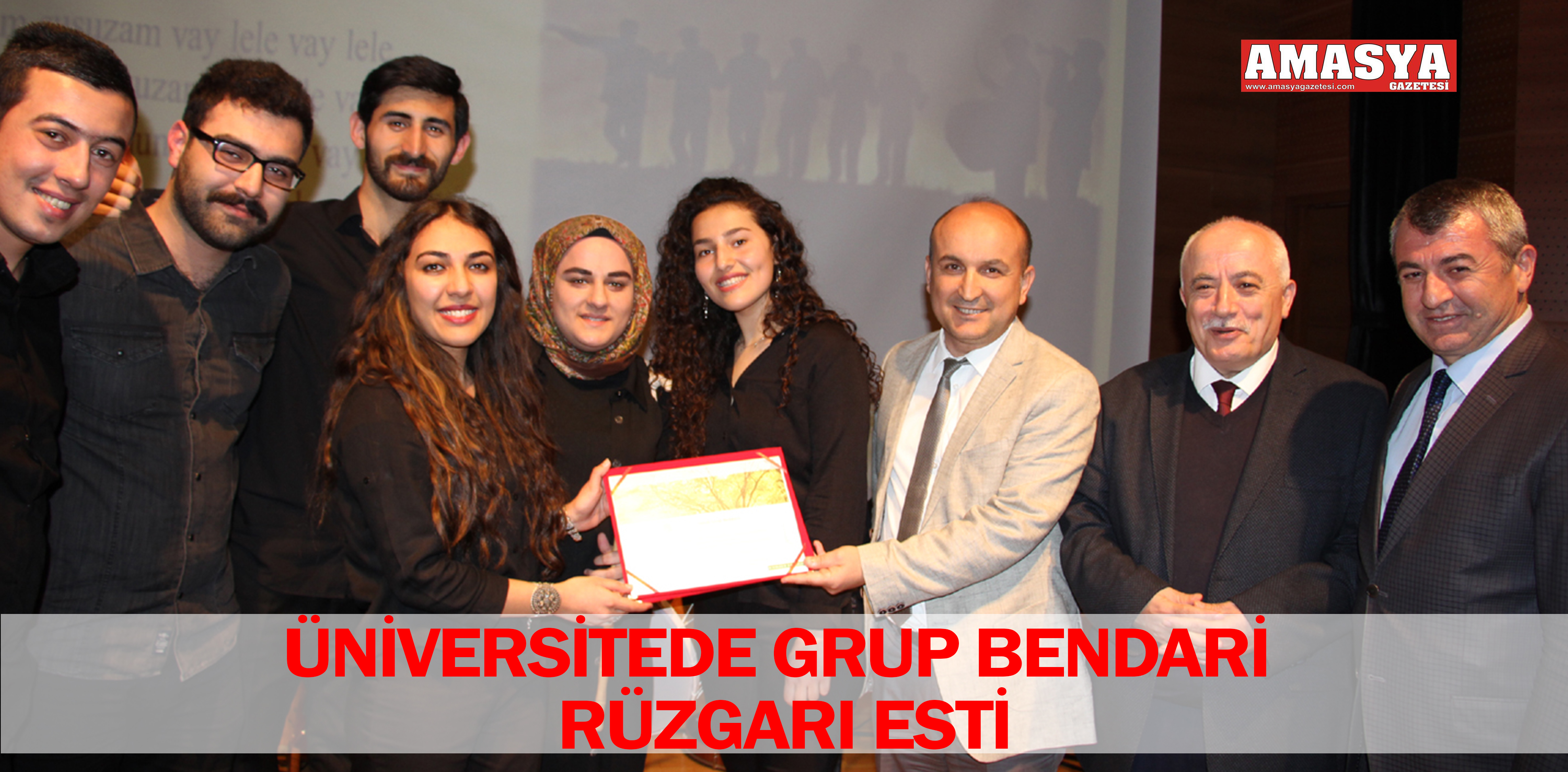 ÜNİVERSİTEDE GRUP BENDARİ RÜZGARI ESTİ