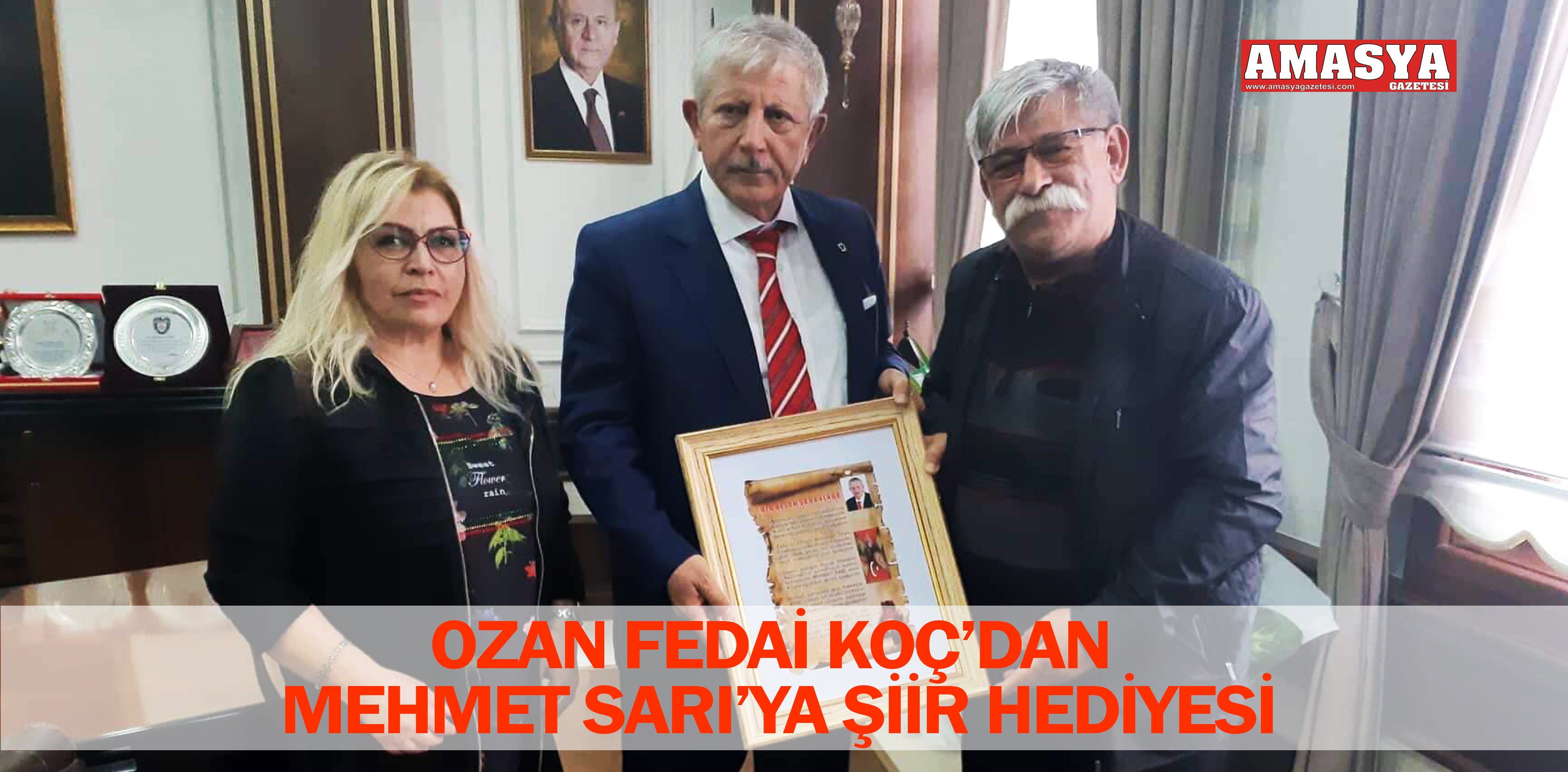 OZAN FEDAİ KOÇ’DAN MEHMET SARI’YA ŞİİR HEDİYESİ