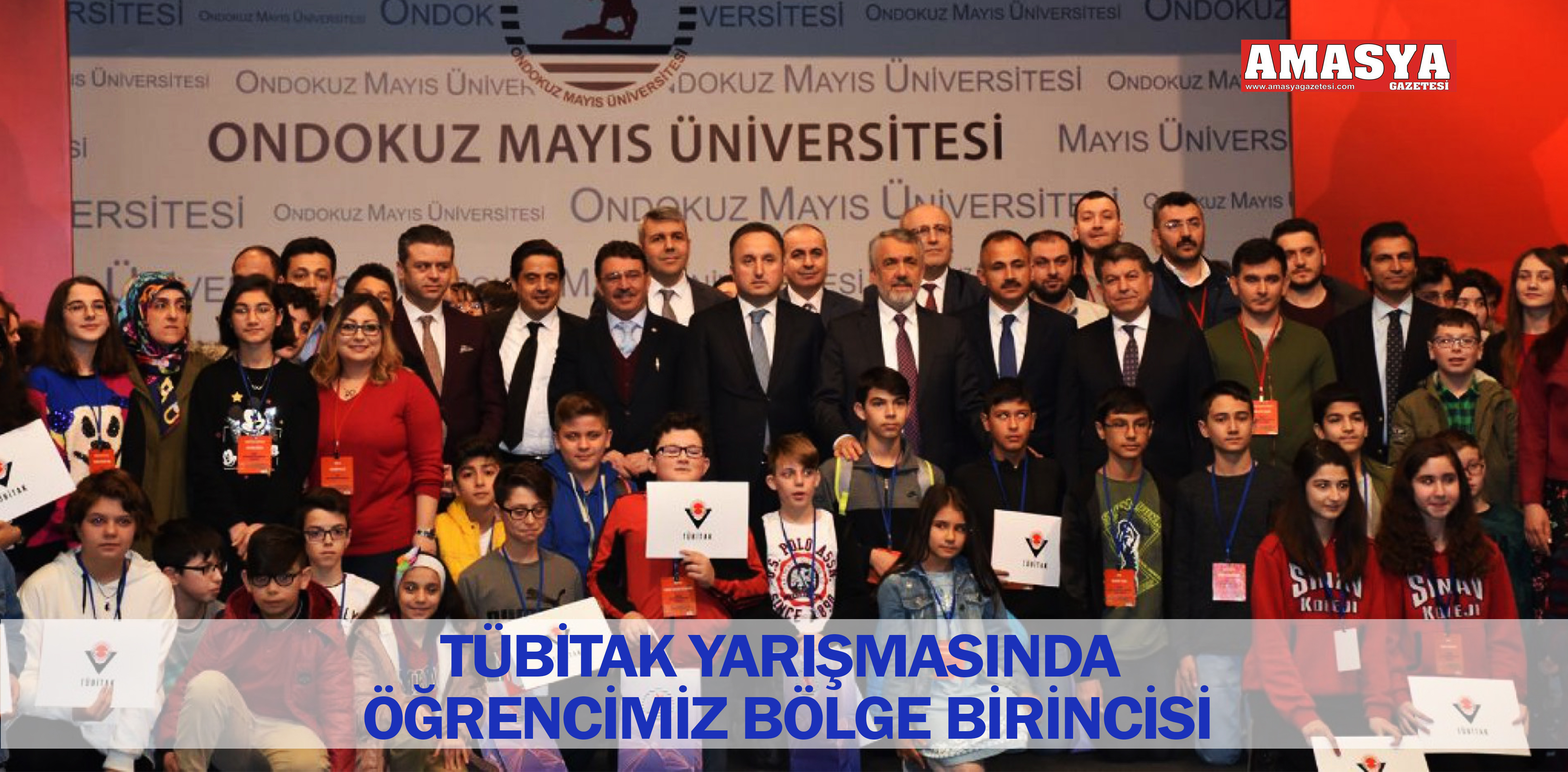 TÜBİTAK YARIŞMASINDA ÖĞRENCİMİZ BÖLGE BİRİNCİSİ