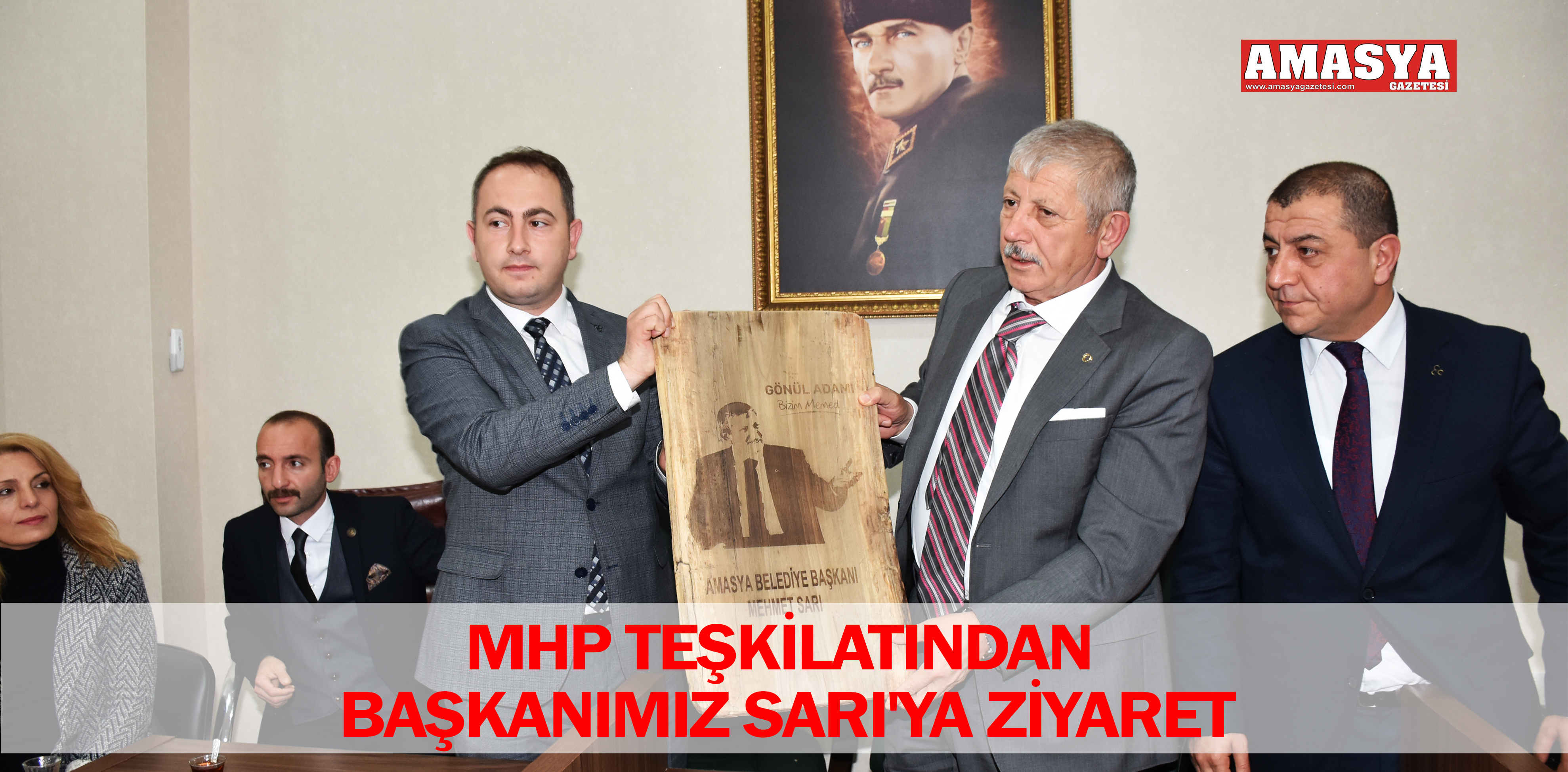 MHP TEŞKİLATINDAN BAŞKANIMIZ SARI’YA ZİYARET