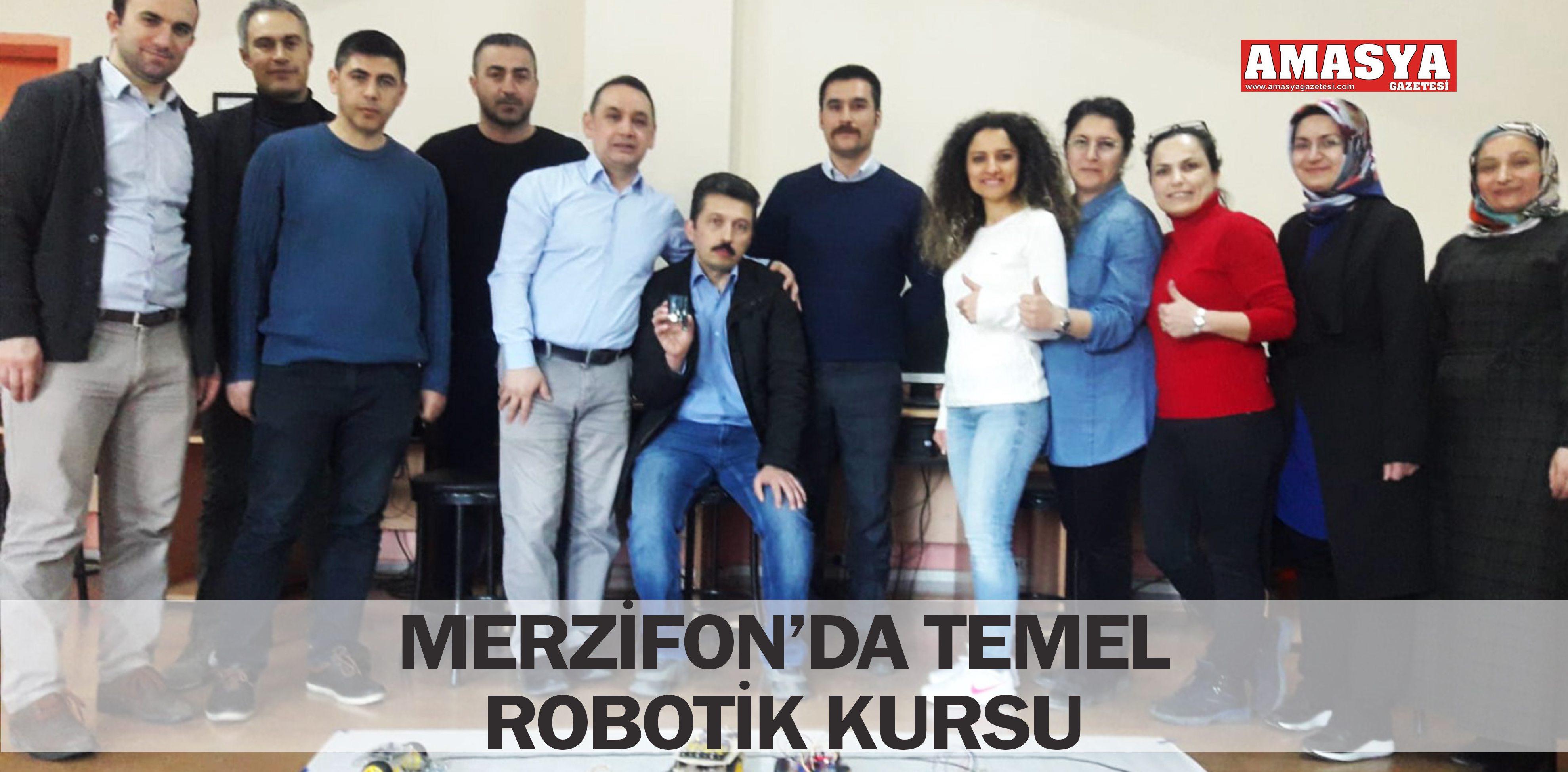 MERZİFON’DA TEMEL ROBOTİK KURSU