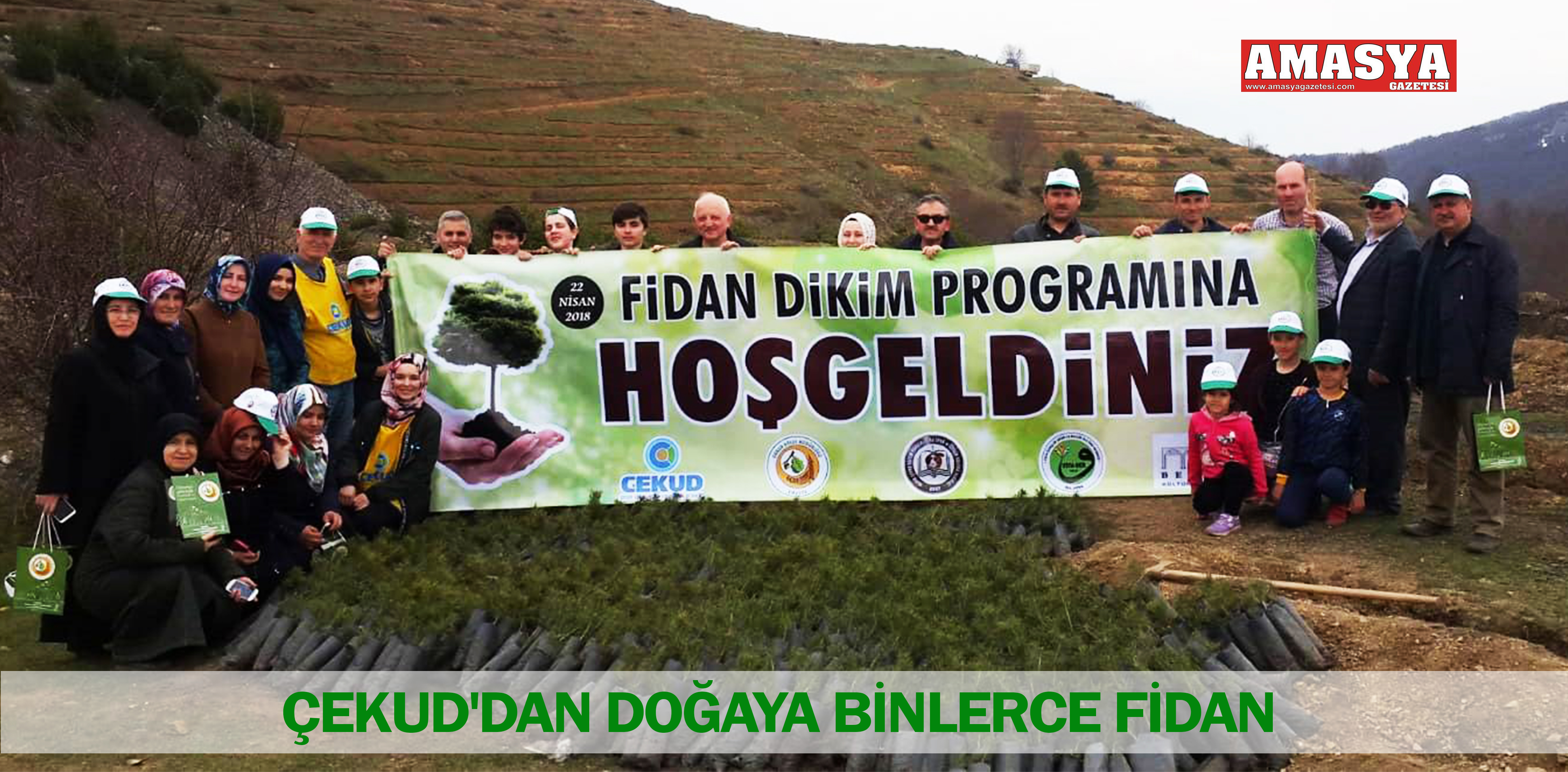 ÇEKUD’DAN DOĞAYA BİNLERCE FİDAN