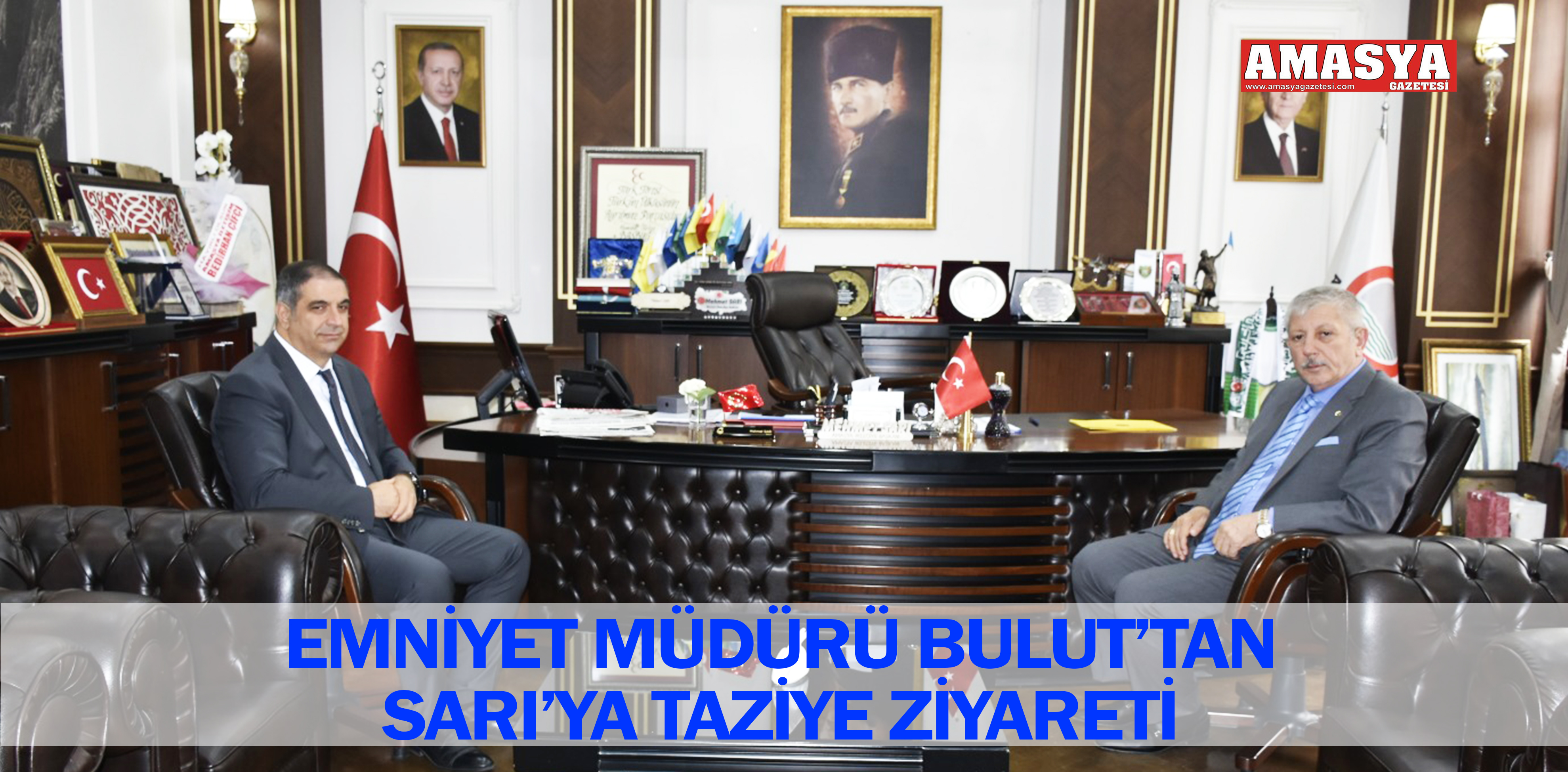 EMNİYET MÜDÜRÜ BULUT’TAN SARI’YA TAZİYE ZİYARETİ