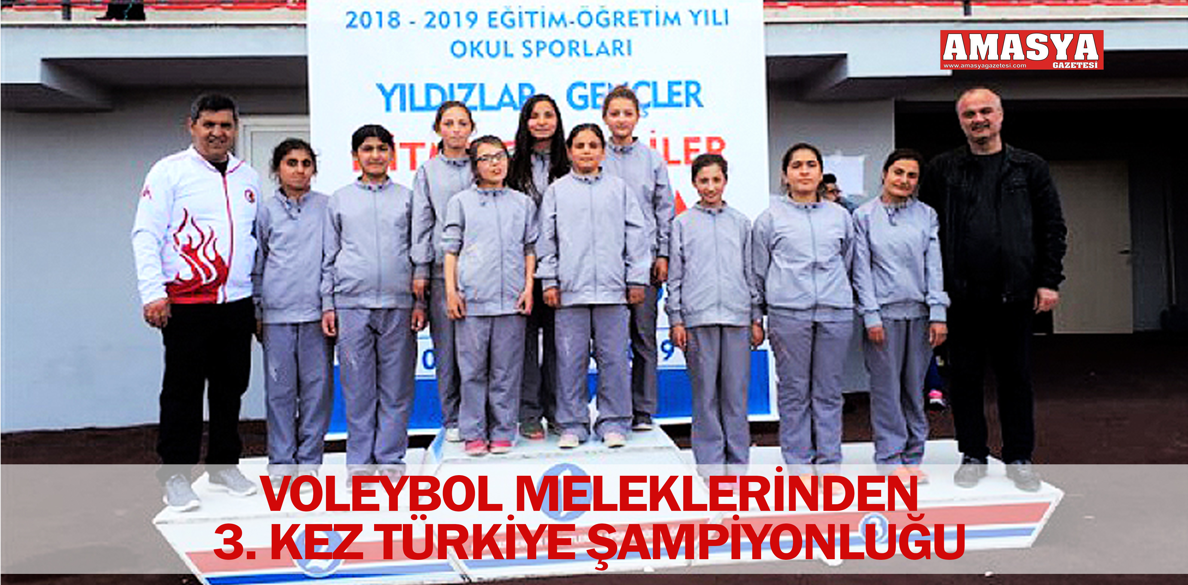 VOLEYBOL MELEKLERİNDEN 3. KEZ TÜRKİYE ŞAMPİYONLUĞU