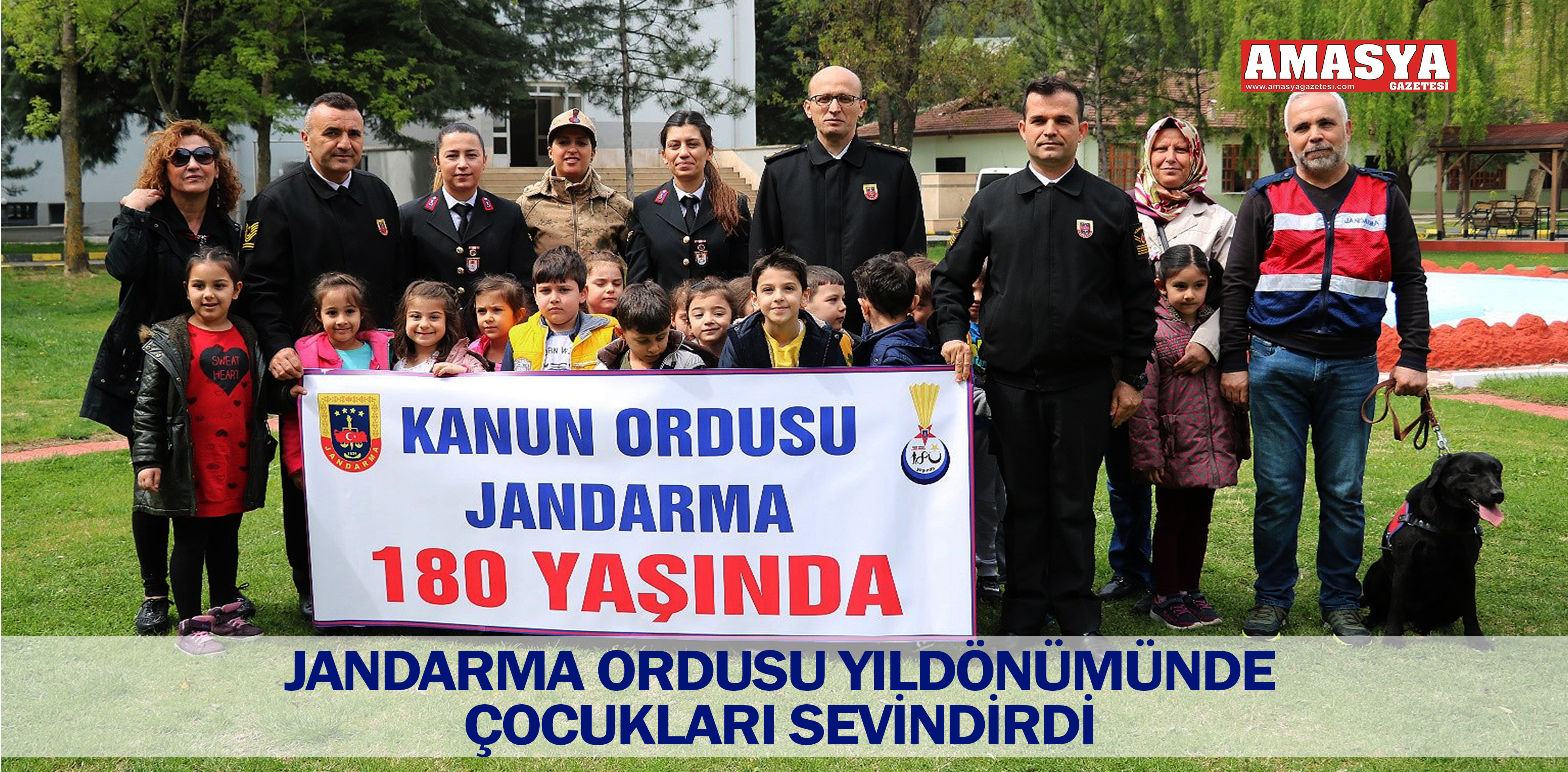 JANDARMA ORDUSU YIL DÖNÜMÜNDE ÇOCUKLARI SEVİNDİRDİ