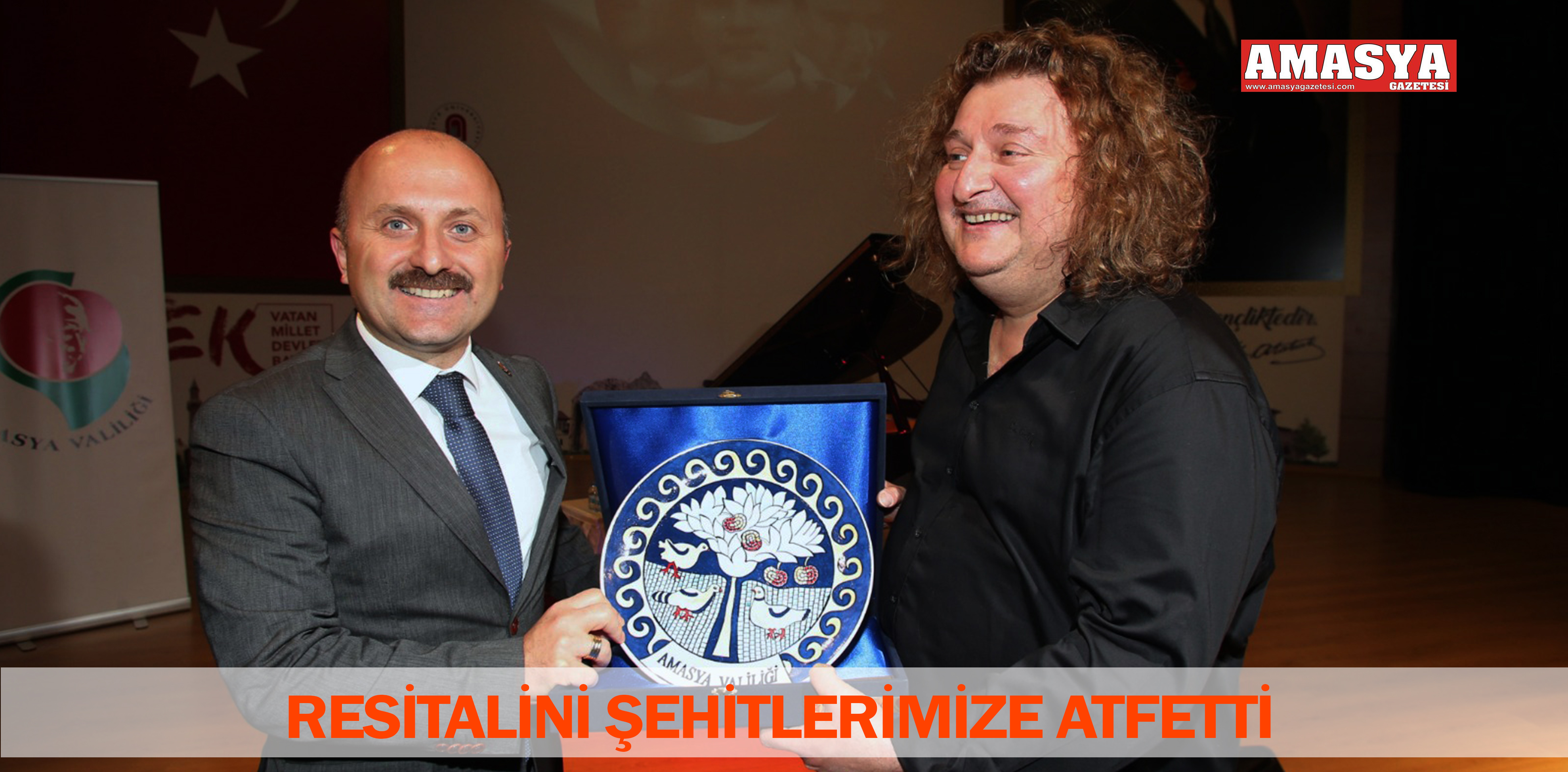 RESİTALİNİ ŞEHİTLERİMİZE ATFETTİ