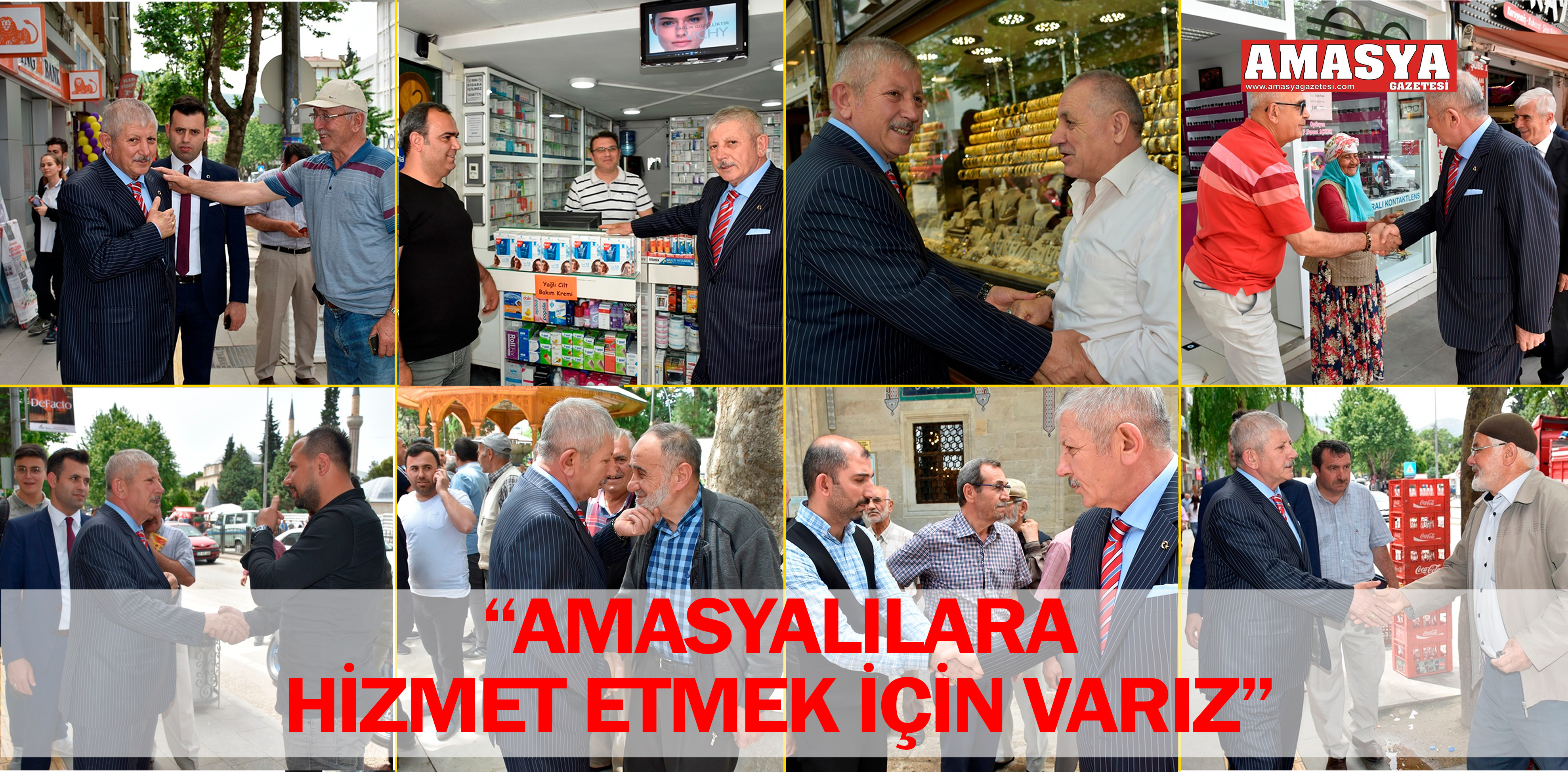 “AMASYALILARA HİZMET ETMEK İÇİN VARIZ”