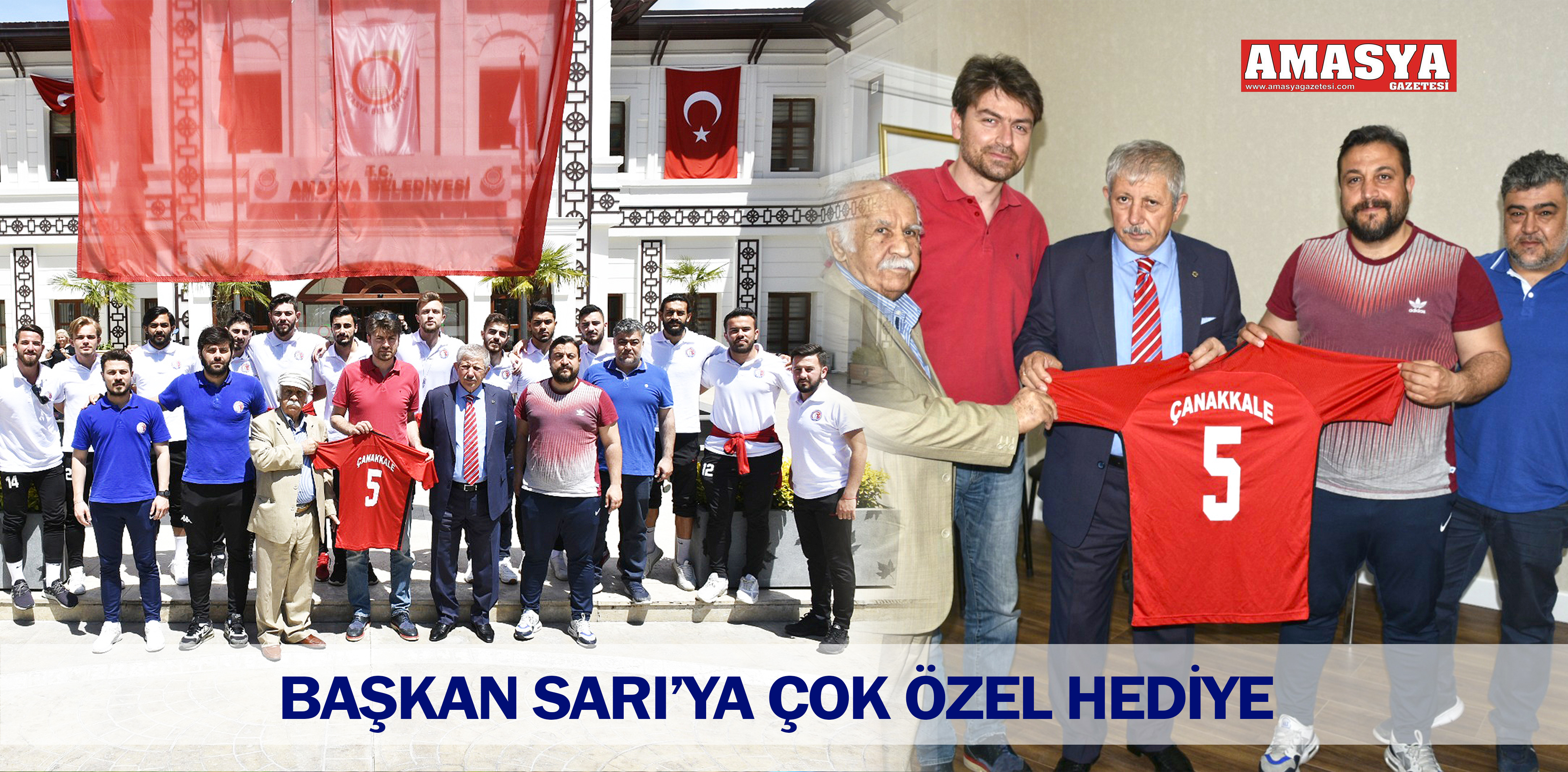 BAŞKAN SARI’YA ÇOK ÖZEL HEDİYE