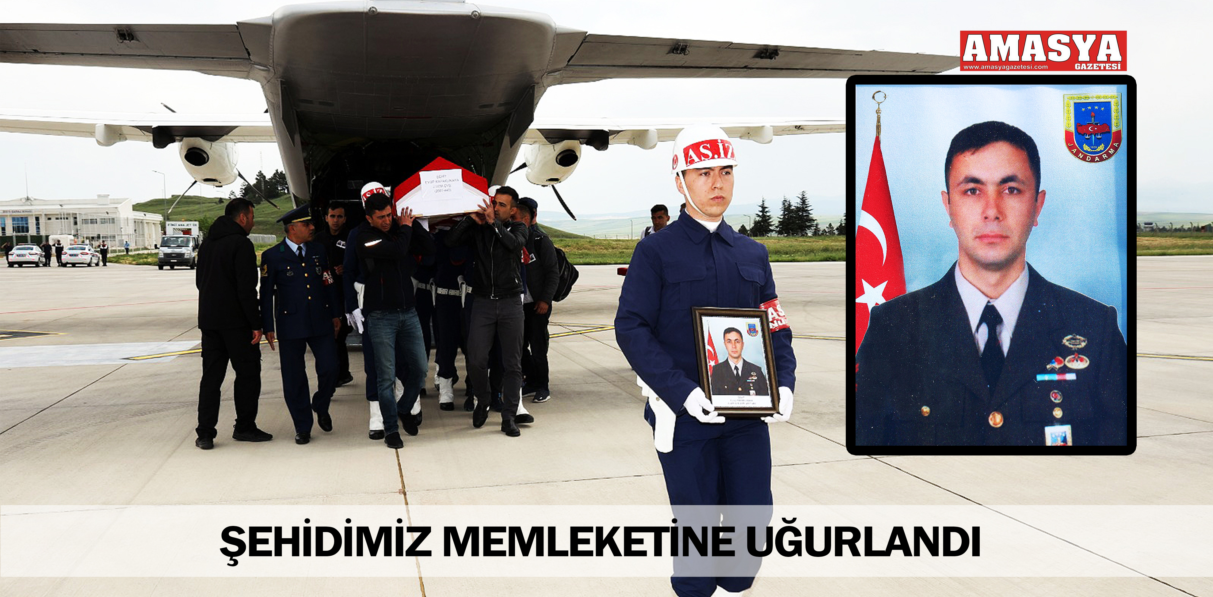 ŞEHİDİMİZ MEMLEKETİNE UĞURLANDI