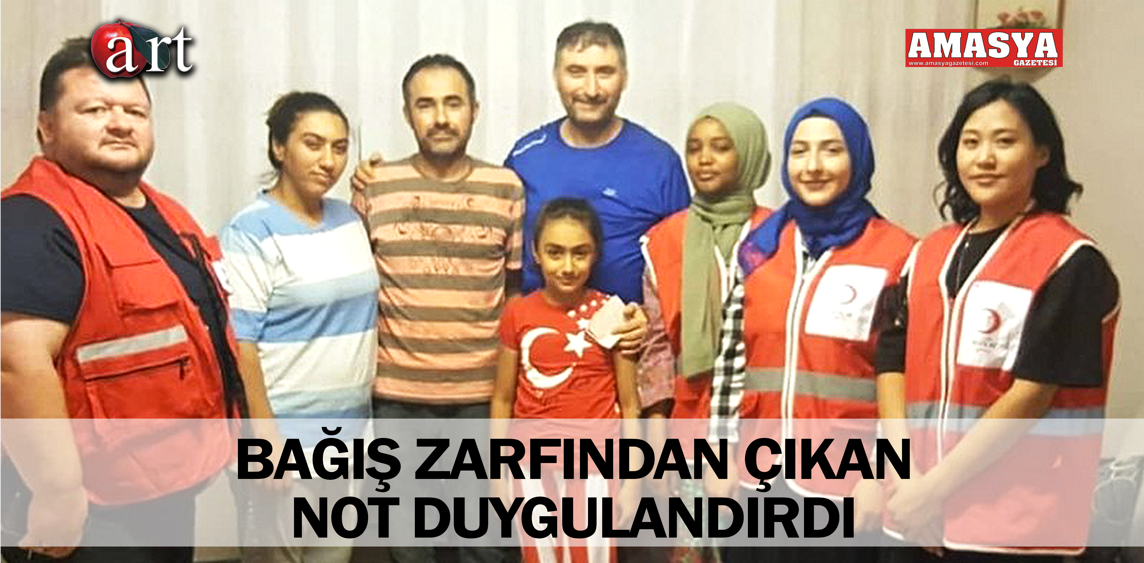 BAĞIŞ ZARFINDAN ÇIKAN NOT DUYGULANDIRDI