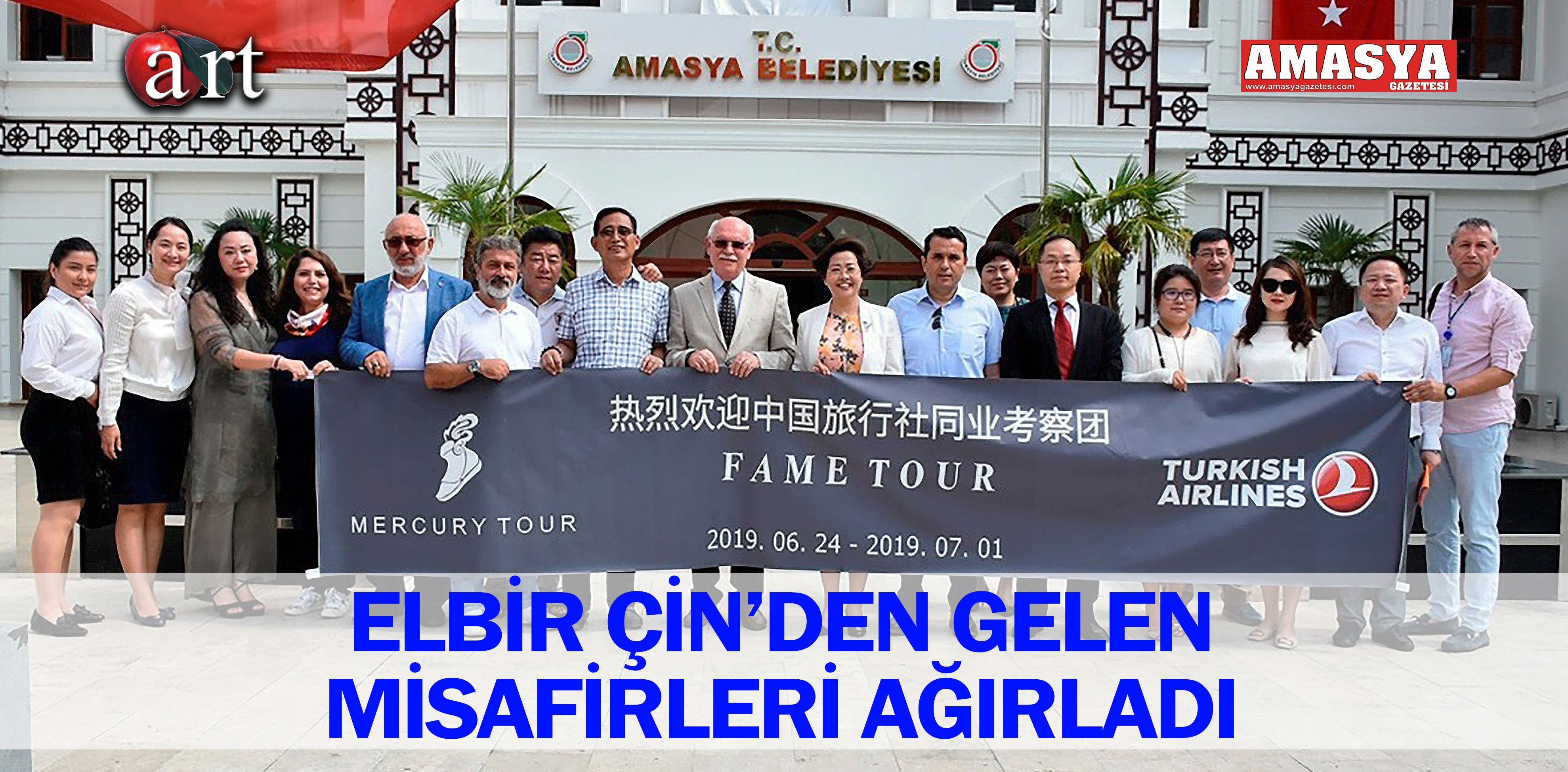 ELBİR ÇİN’DEN GELEN MİSAFİRLERİ AĞIRLADI