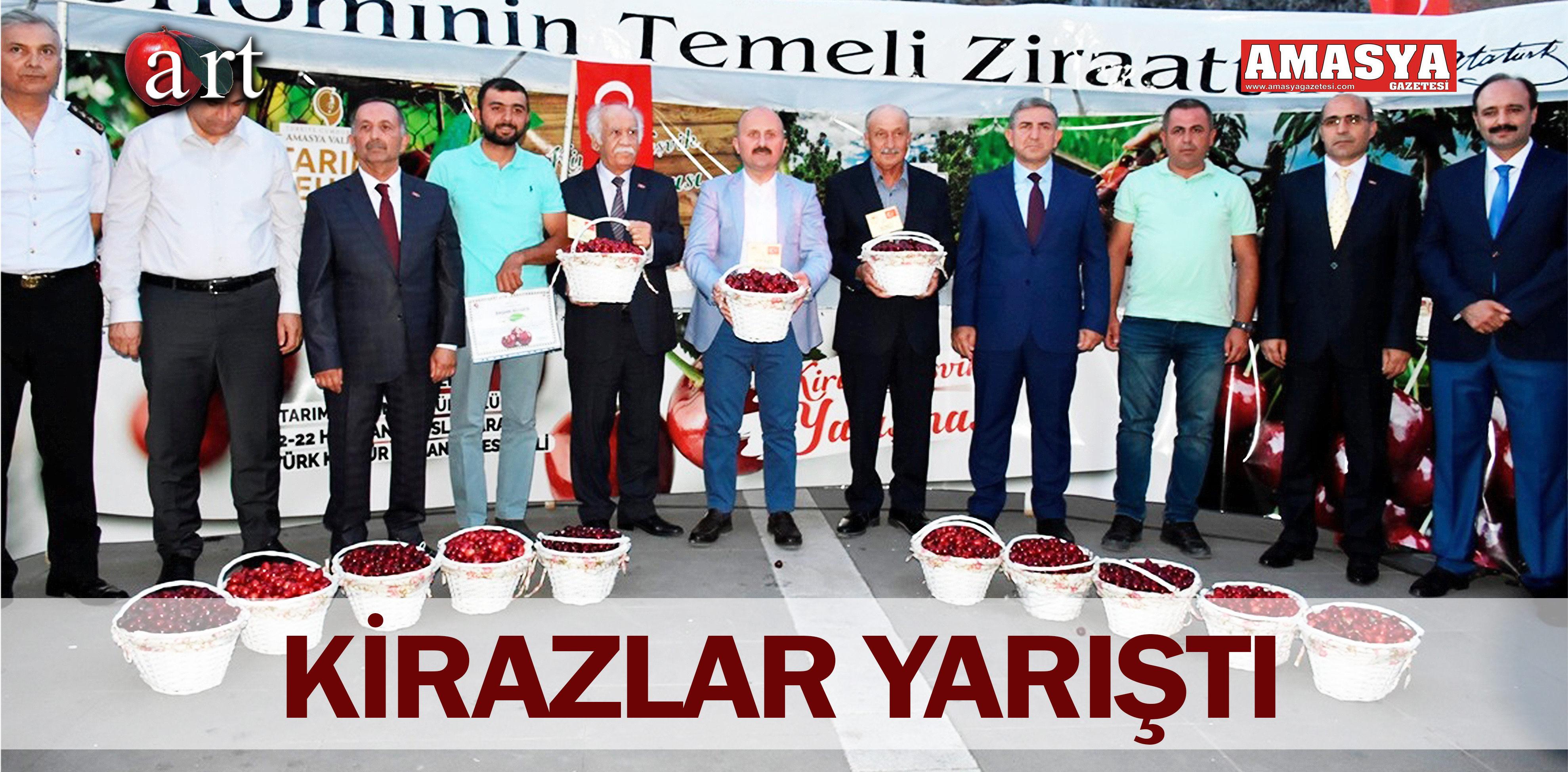 KİRAZLAR YARIŞTI