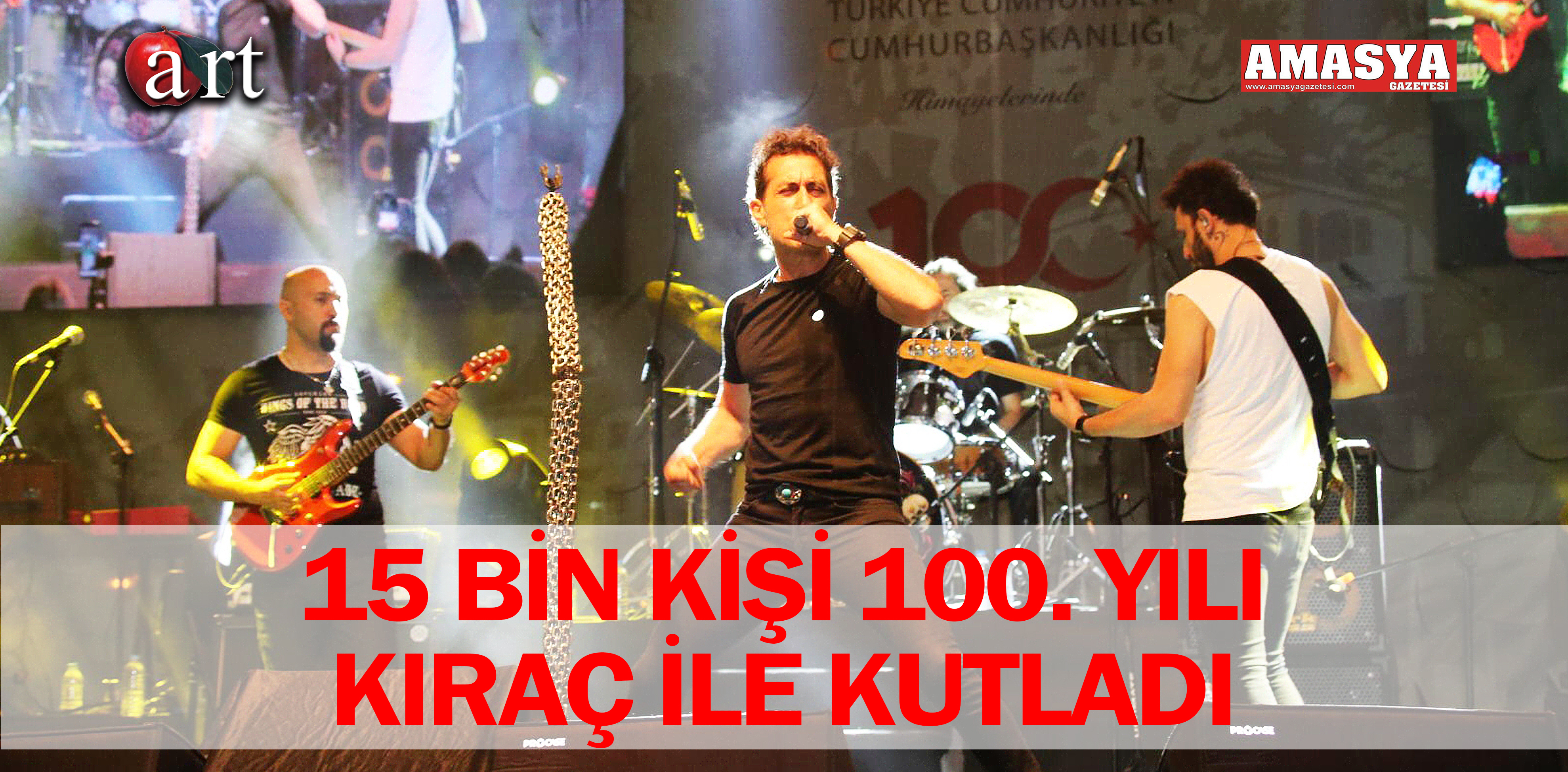 15 BİN KİŞİ 100. YILI KIRAÇ İLE KUTLADI