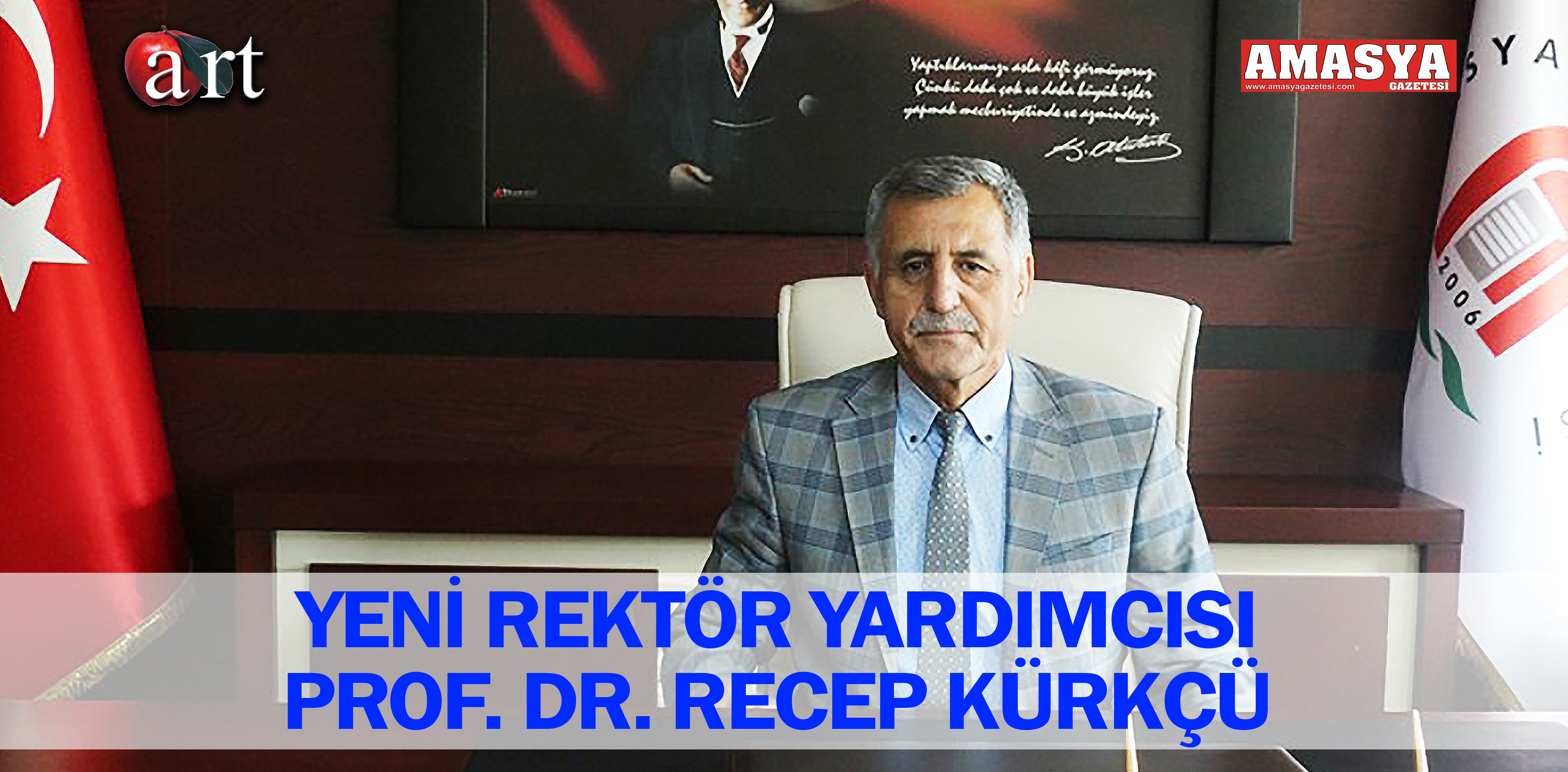 YENİ REKTÖR YARDIMCISI PROF. DR. RECEP KÜRKÇÜ