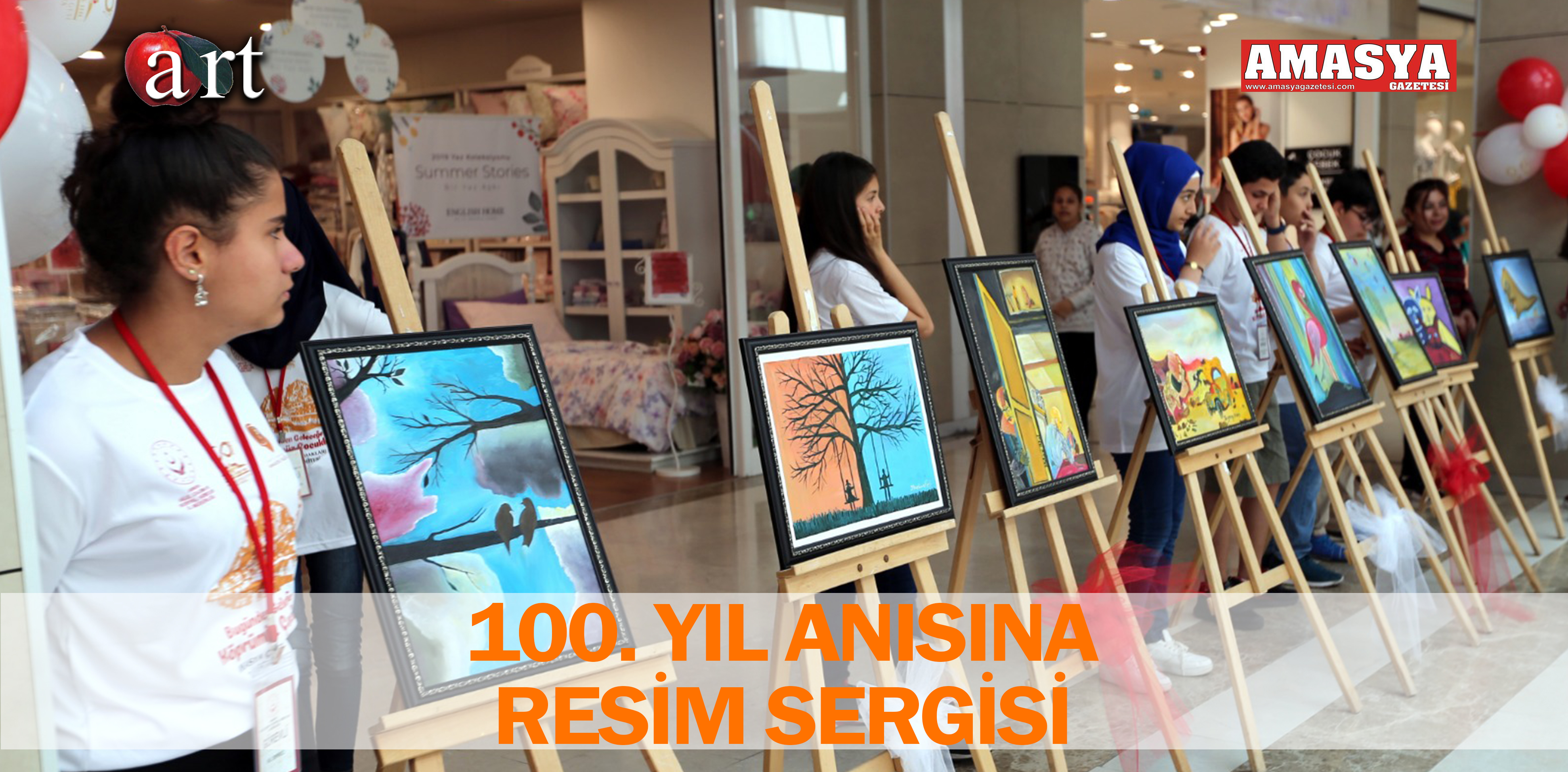 100. YIL ANISINA RESİM SERGİSİ