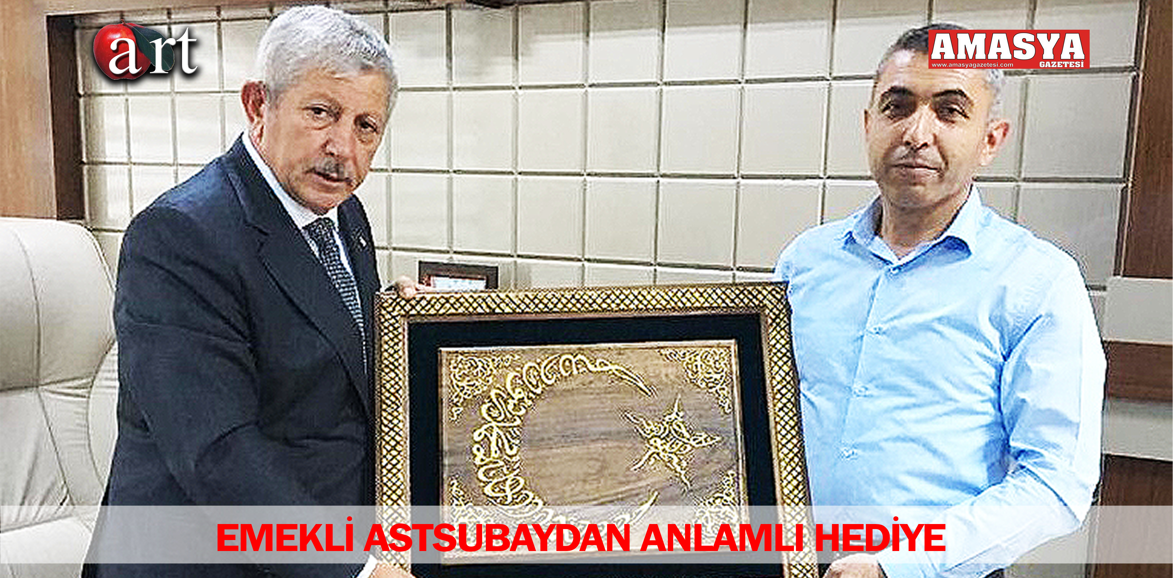 EMEKLİ ASTSUBAYDAN ANLAMLI HEDİYE