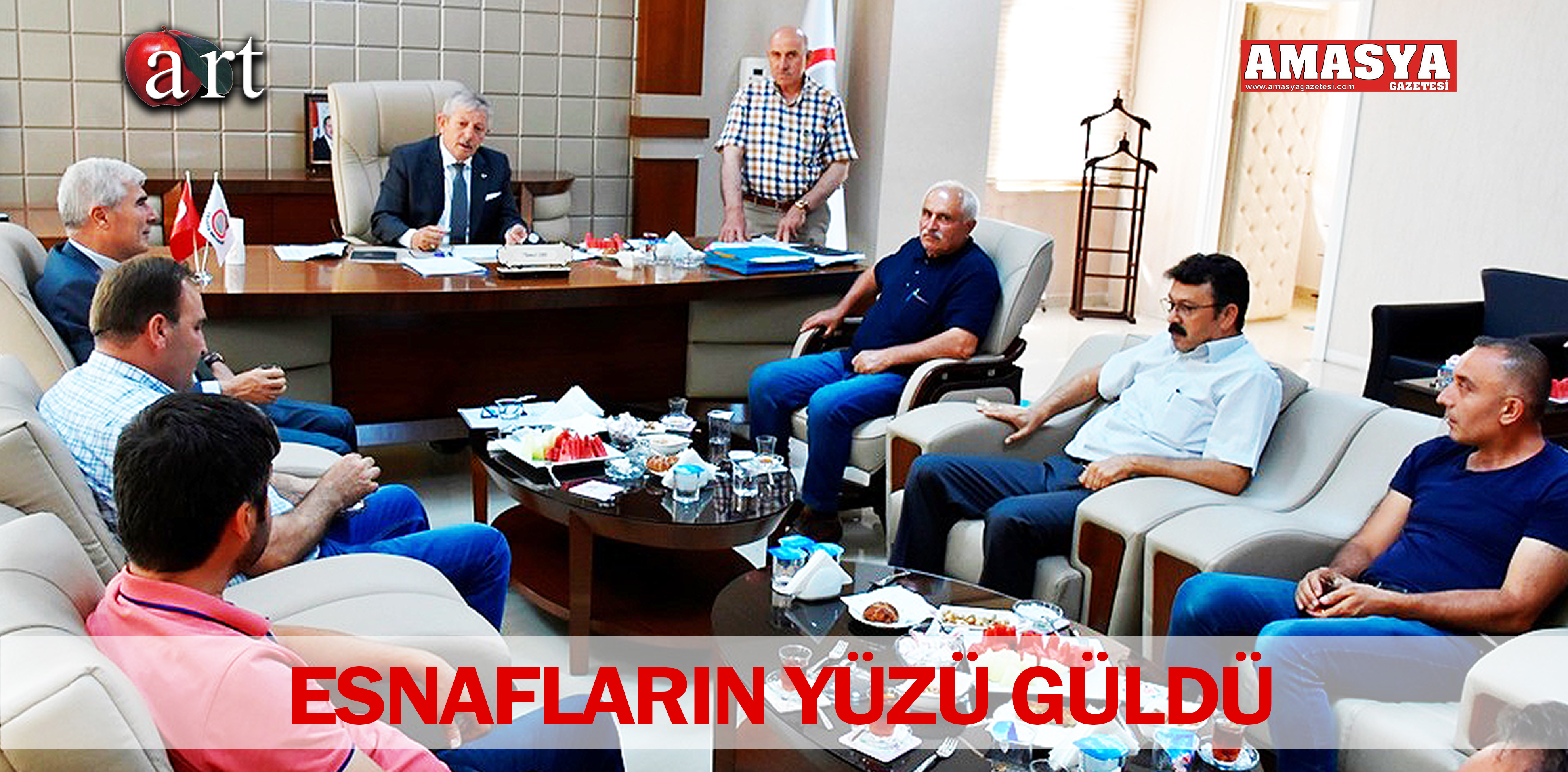 ESNAFLARIN YÜZÜ GÜLDÜ