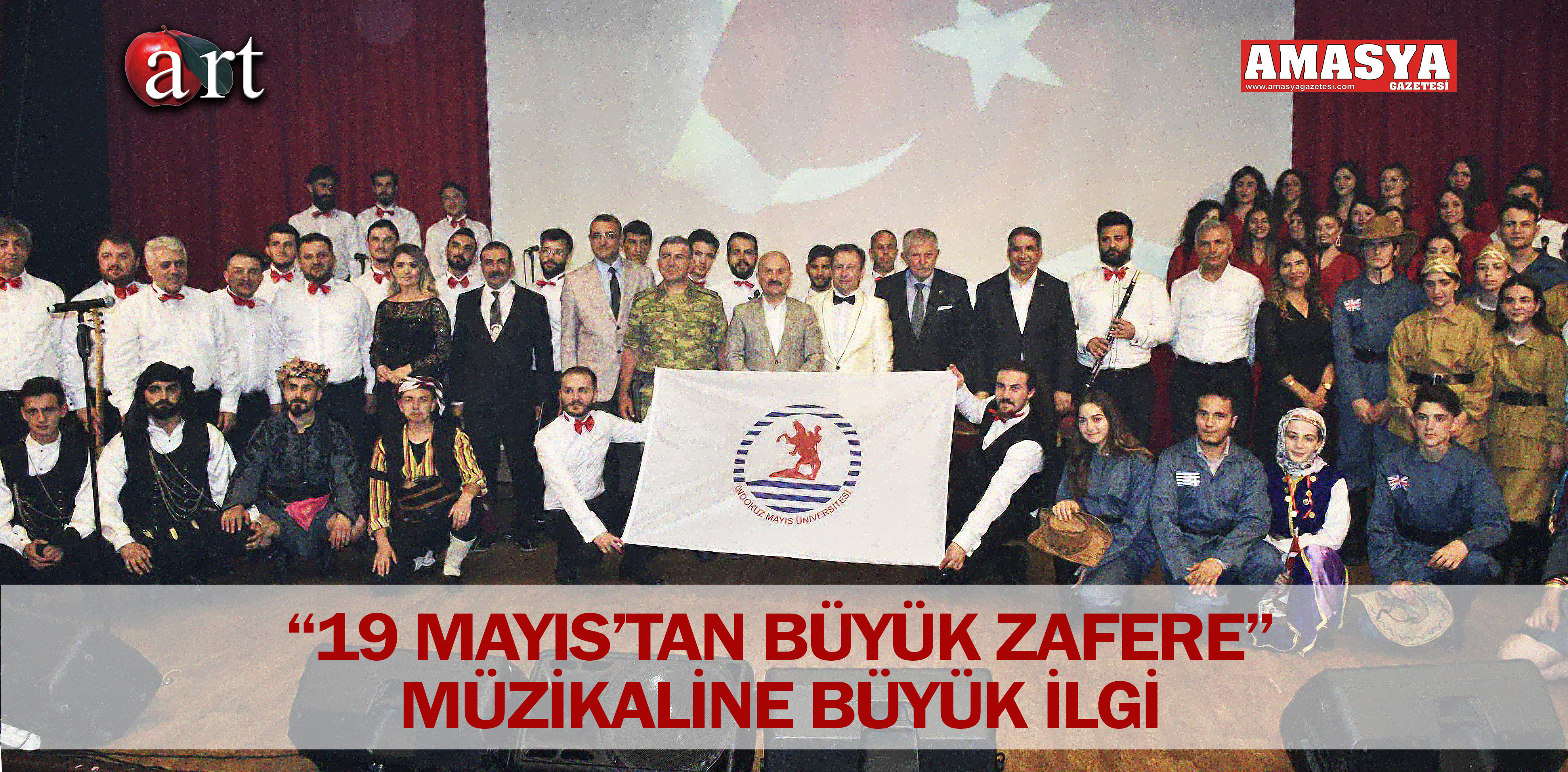 “19 MAYIS’TAN BÜYÜK ZAFERE” MÜZİKALİNE BÜYÜK İLGİ