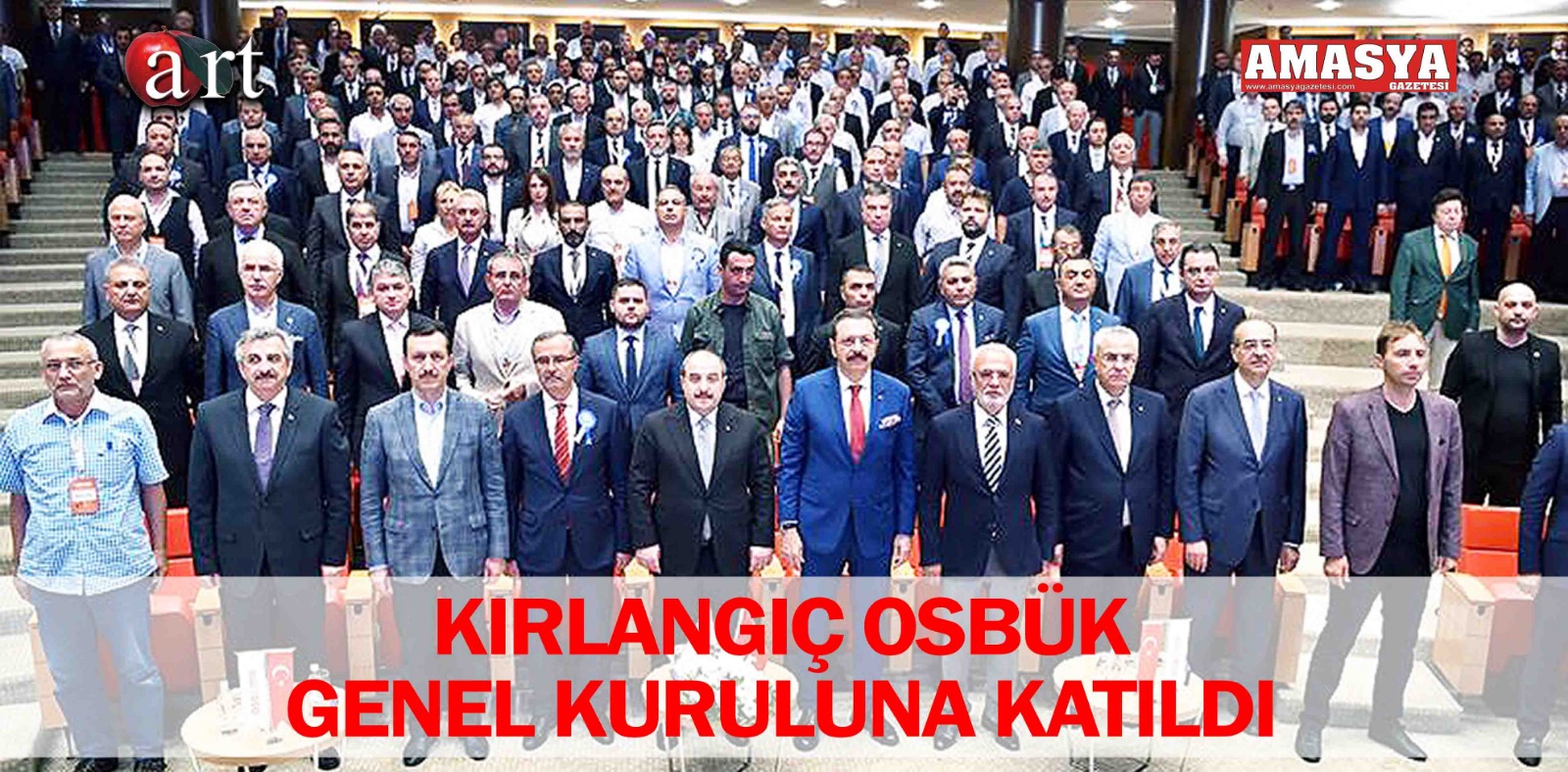 KIRLANGIÇ OSBÜK GENEL KURULUNA KATILDI