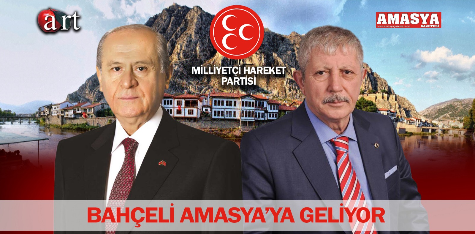 BAHÇELİ AMASYA’YA GELİYOR