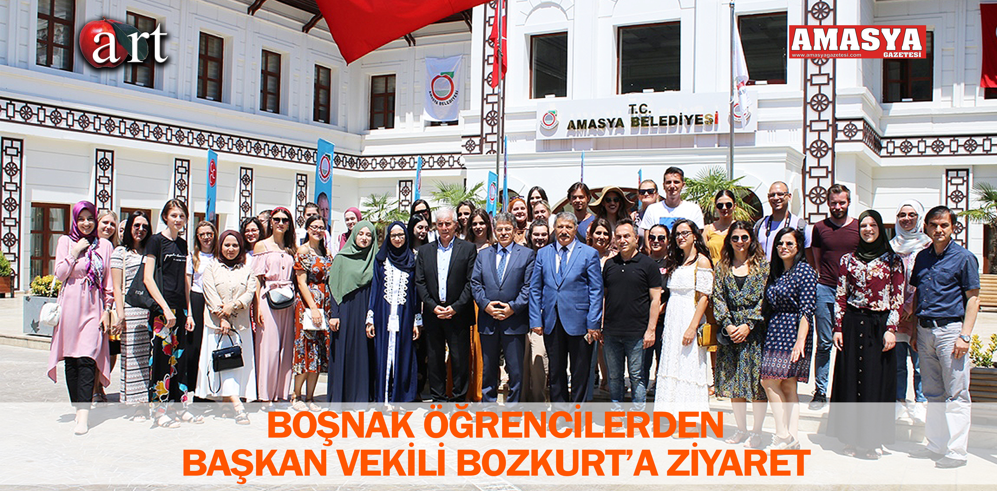 BOŞNAK ÖĞRENCİLERDEN BAŞKAN VEKİLİ BOZKURT’A ZİYARET