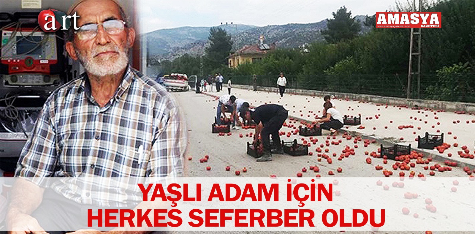 YAŞLI ADAM İÇİN HERKES SEFERBER OLDU