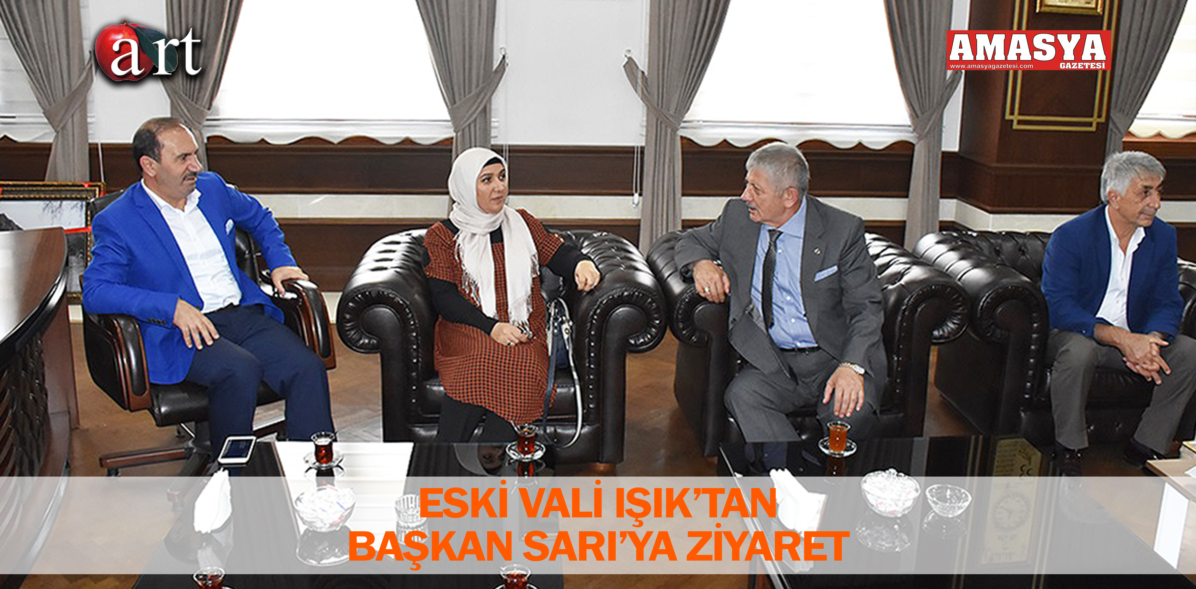 ESKİ VALİ IŞIK’TAN BAŞKAN SARI’YA ZİYARET