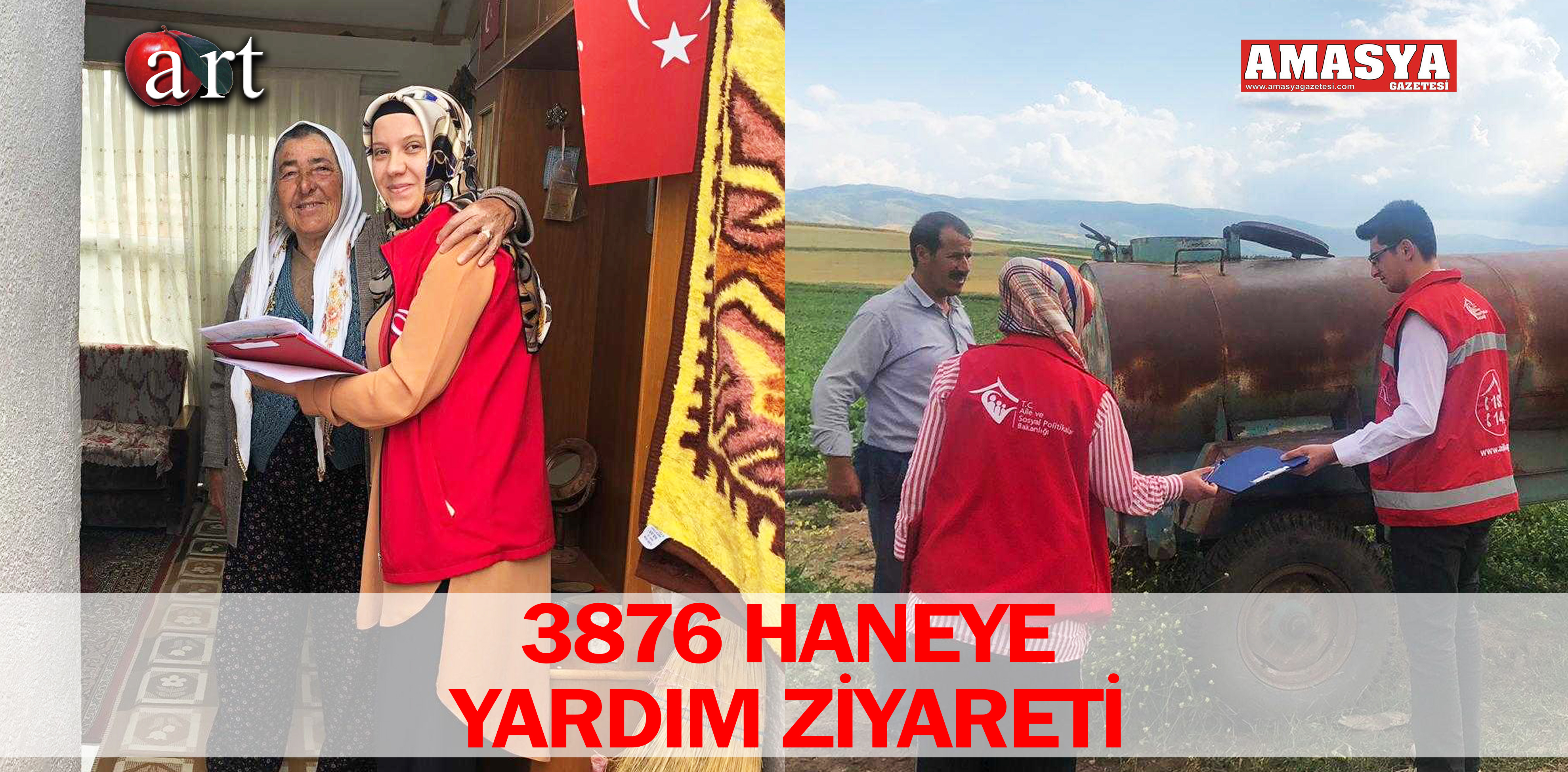 3876 HANEYE YARDIM ZİYARETİ