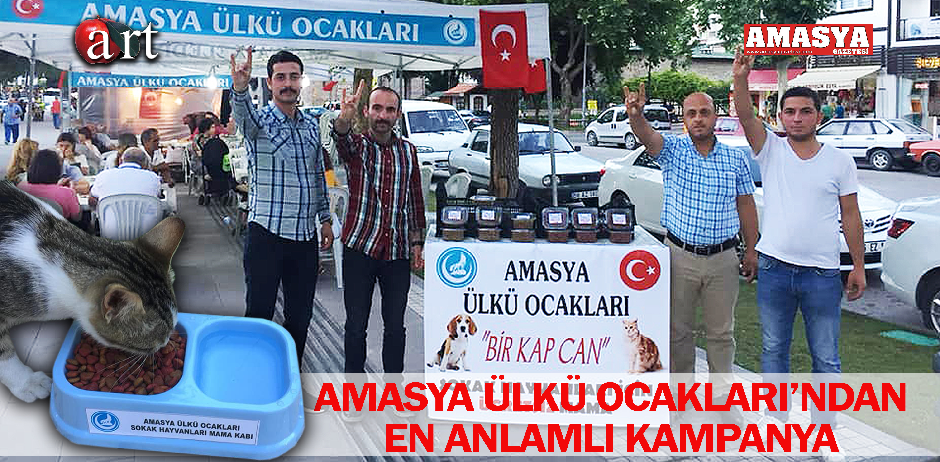 AMASYA ÜLKÜ OCAKLARI’NDAN EN ANLAMLI KAMPANYA