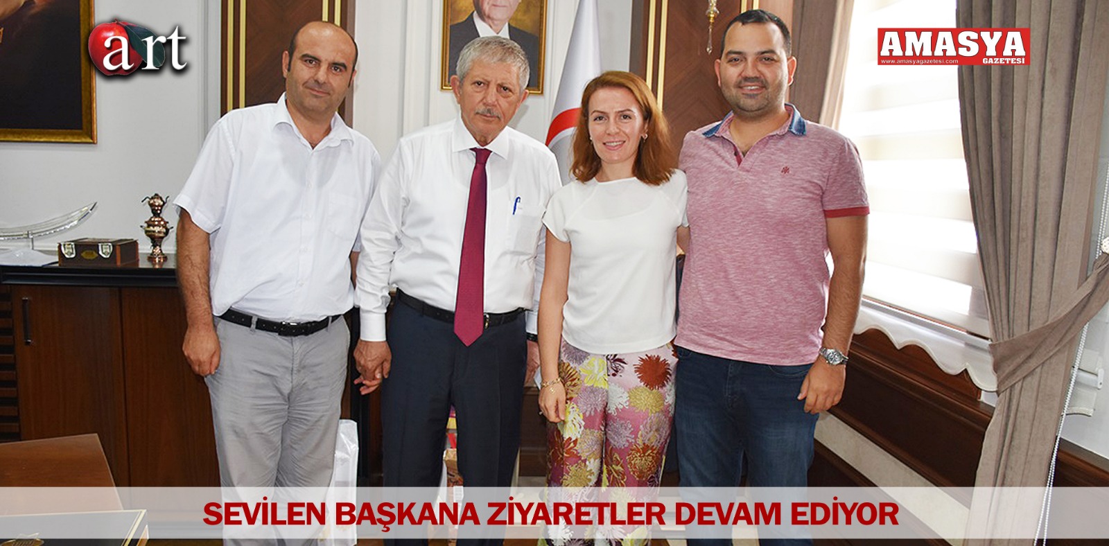 SEVİLEN BAŞKANA ZİYARETLER DEVAM EDİYOR