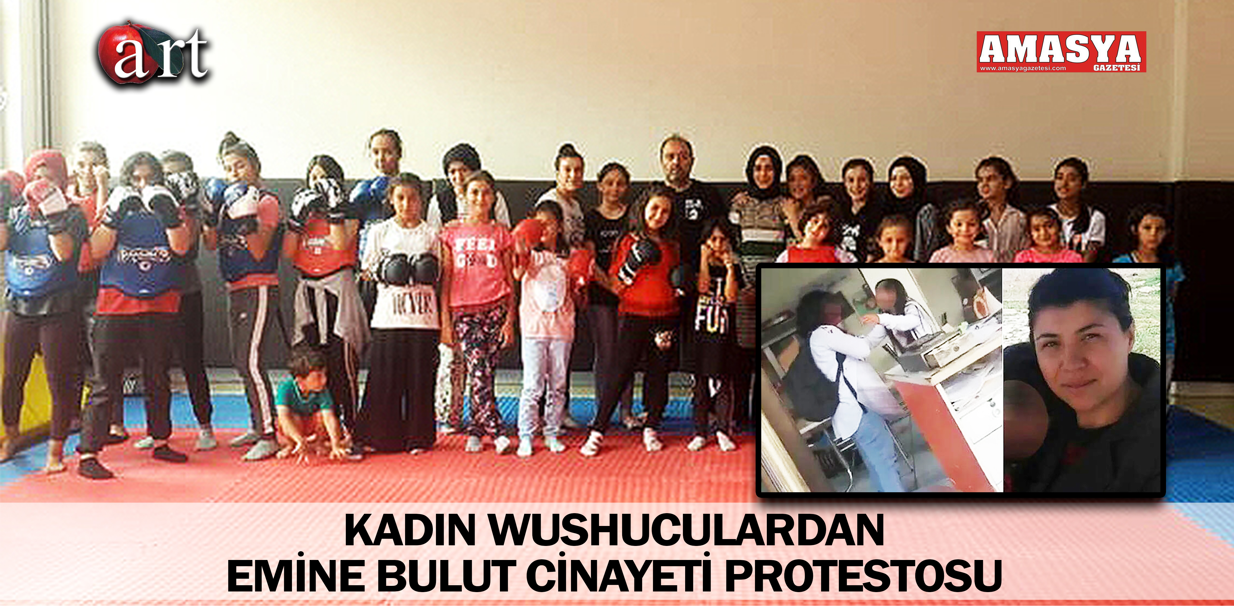 KADIN WUSHUCULARDAN EMİNE BULUT CİNAYETİ PROTESTOSU