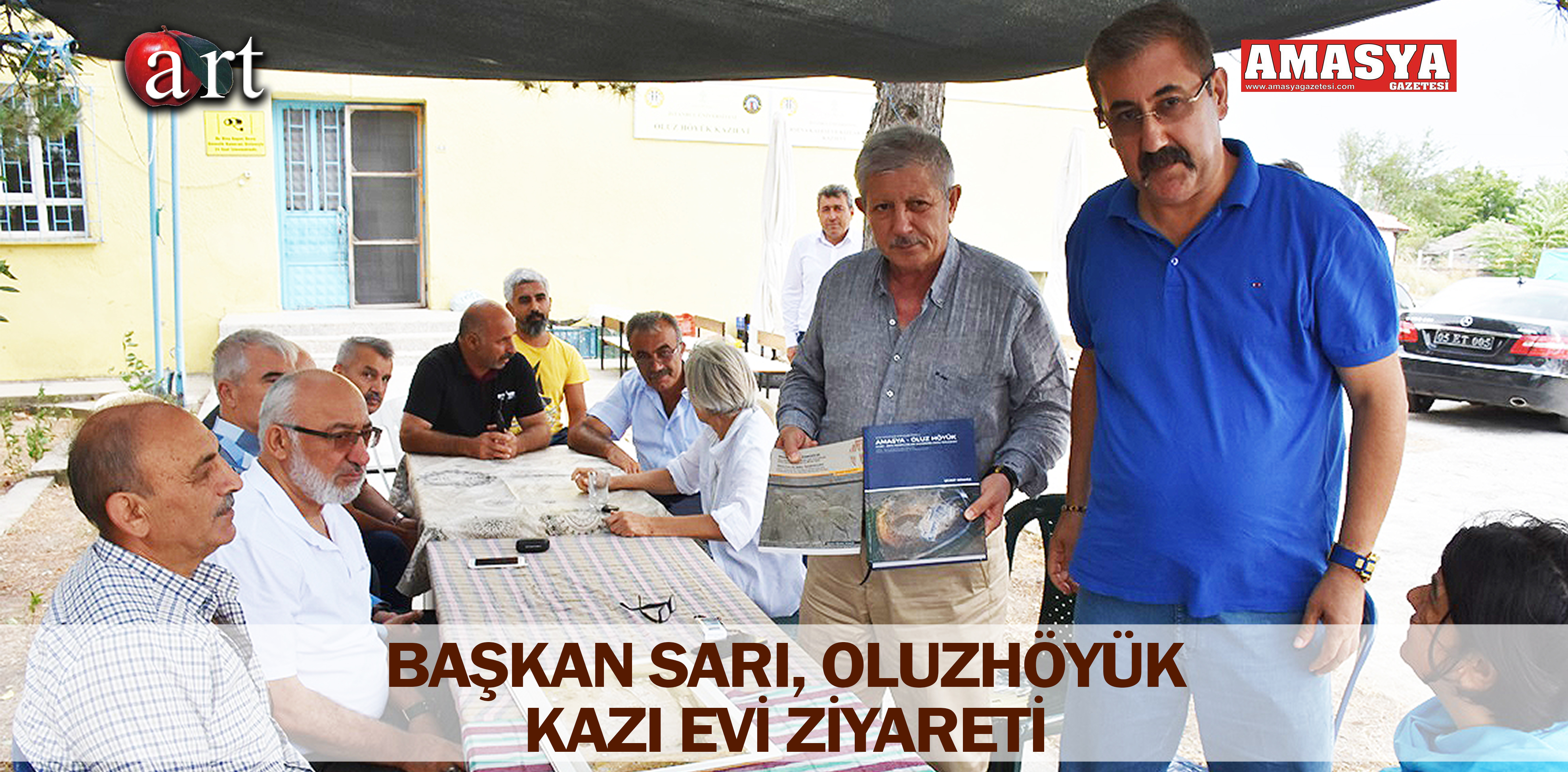 BAŞKAN SARI, OLUZHÖYÜK KAZI EVİ ZİYARETİ