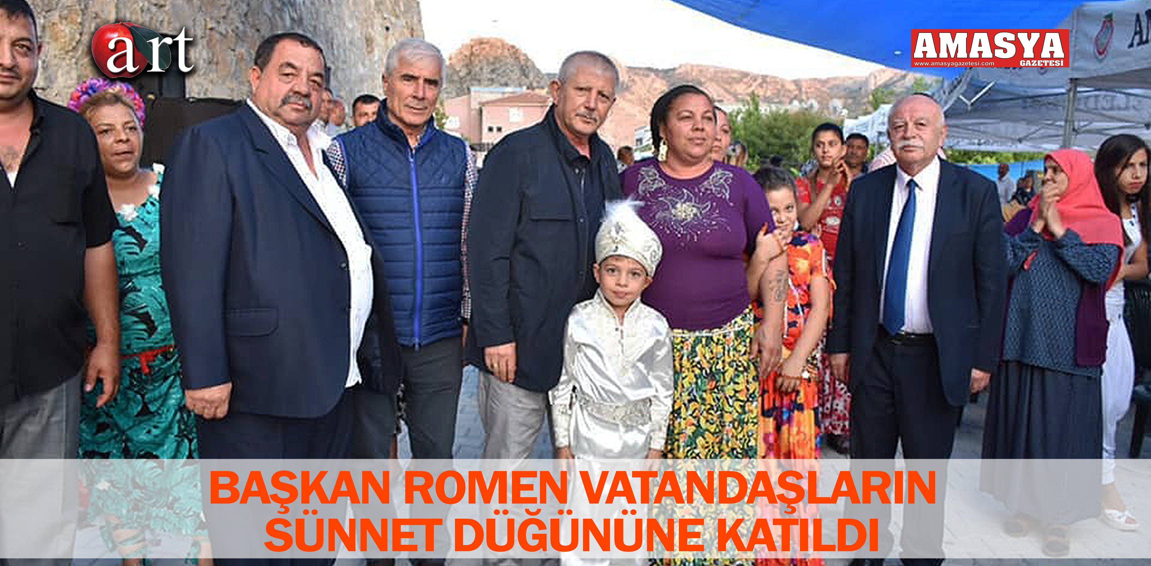 BAŞKAN ROMEN VATANDAŞLARIN SÜNNET DÜĞÜNÜNE KATILDI