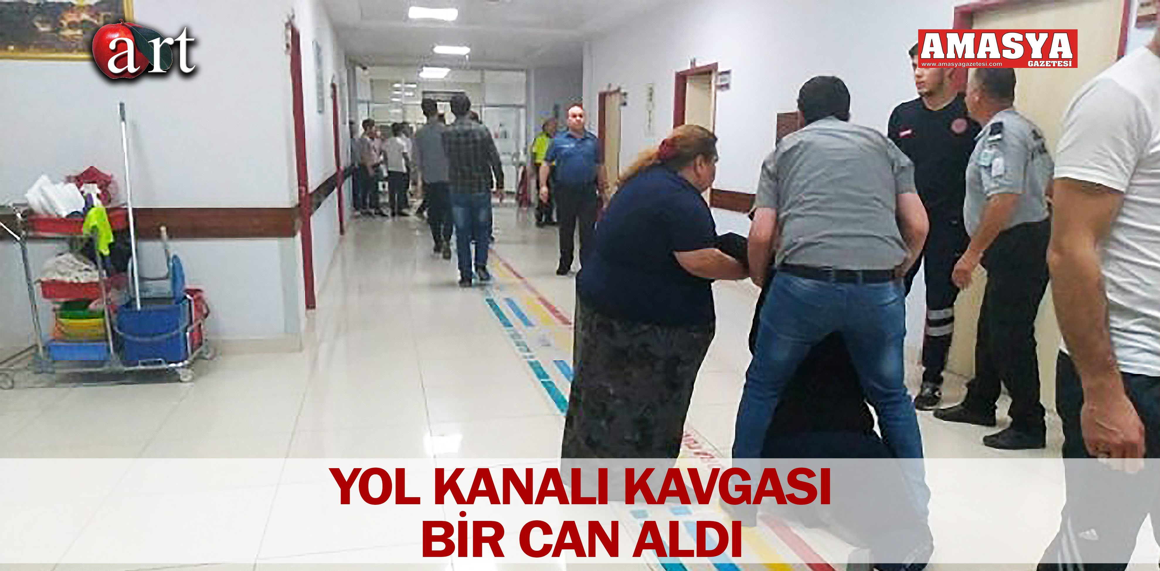 YOL KANALI KAVGASI BİR CAN ALDI