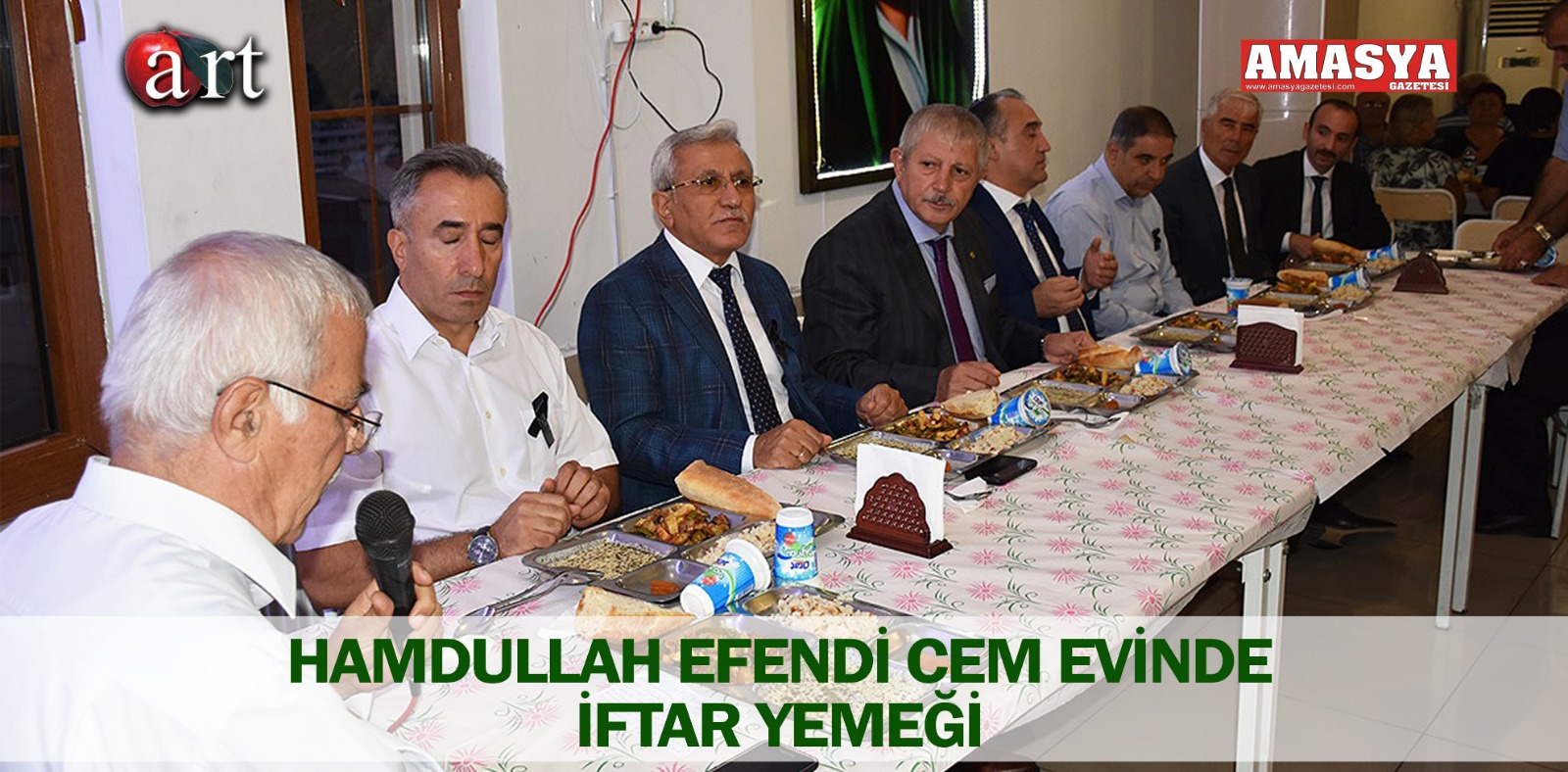 HAMDULLAH EFENDİ CEM EVİNDE İFTAR YEMEĞİ