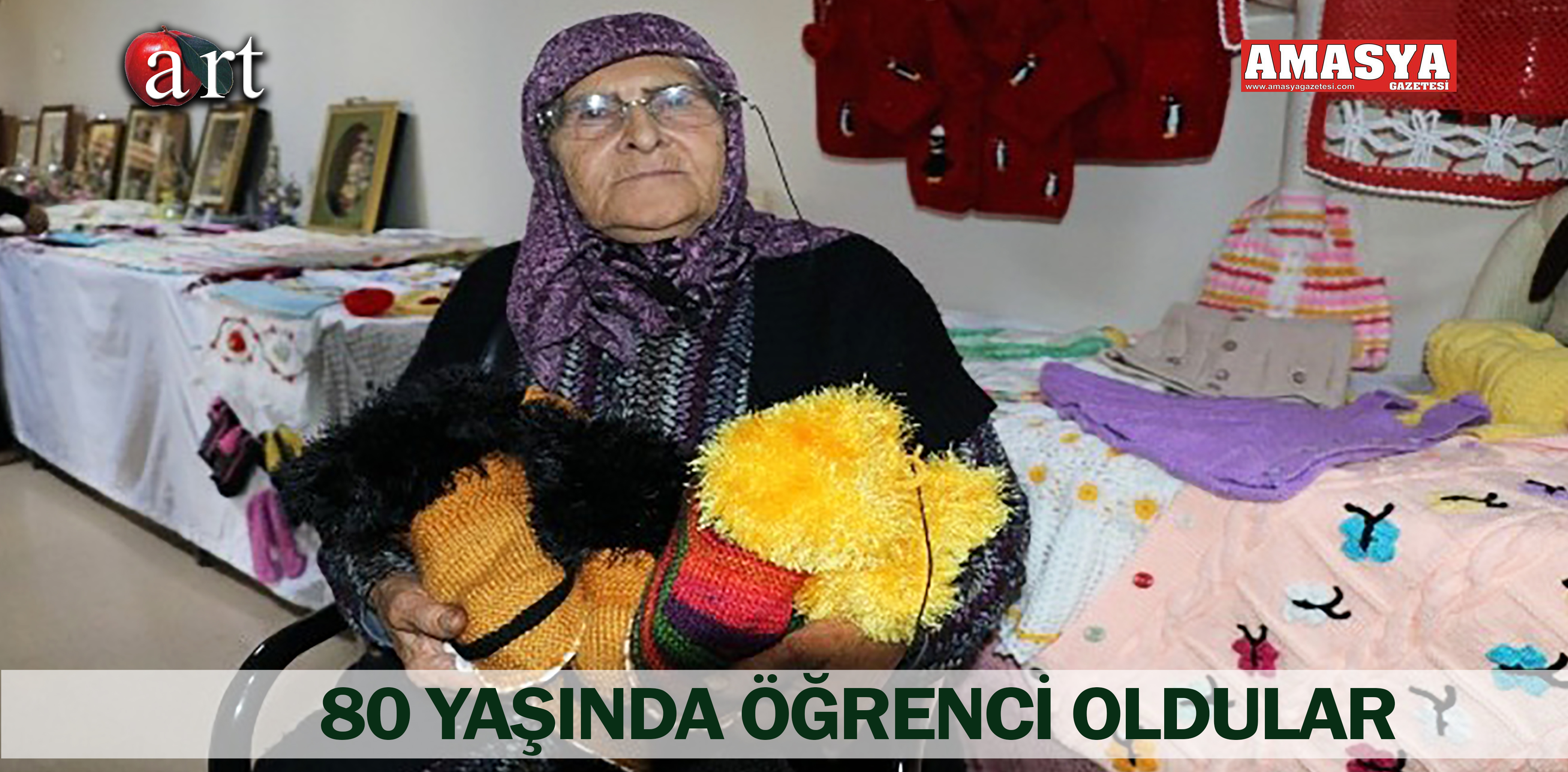 80 YAŞINDA ÖĞRENCİ OLDULAR