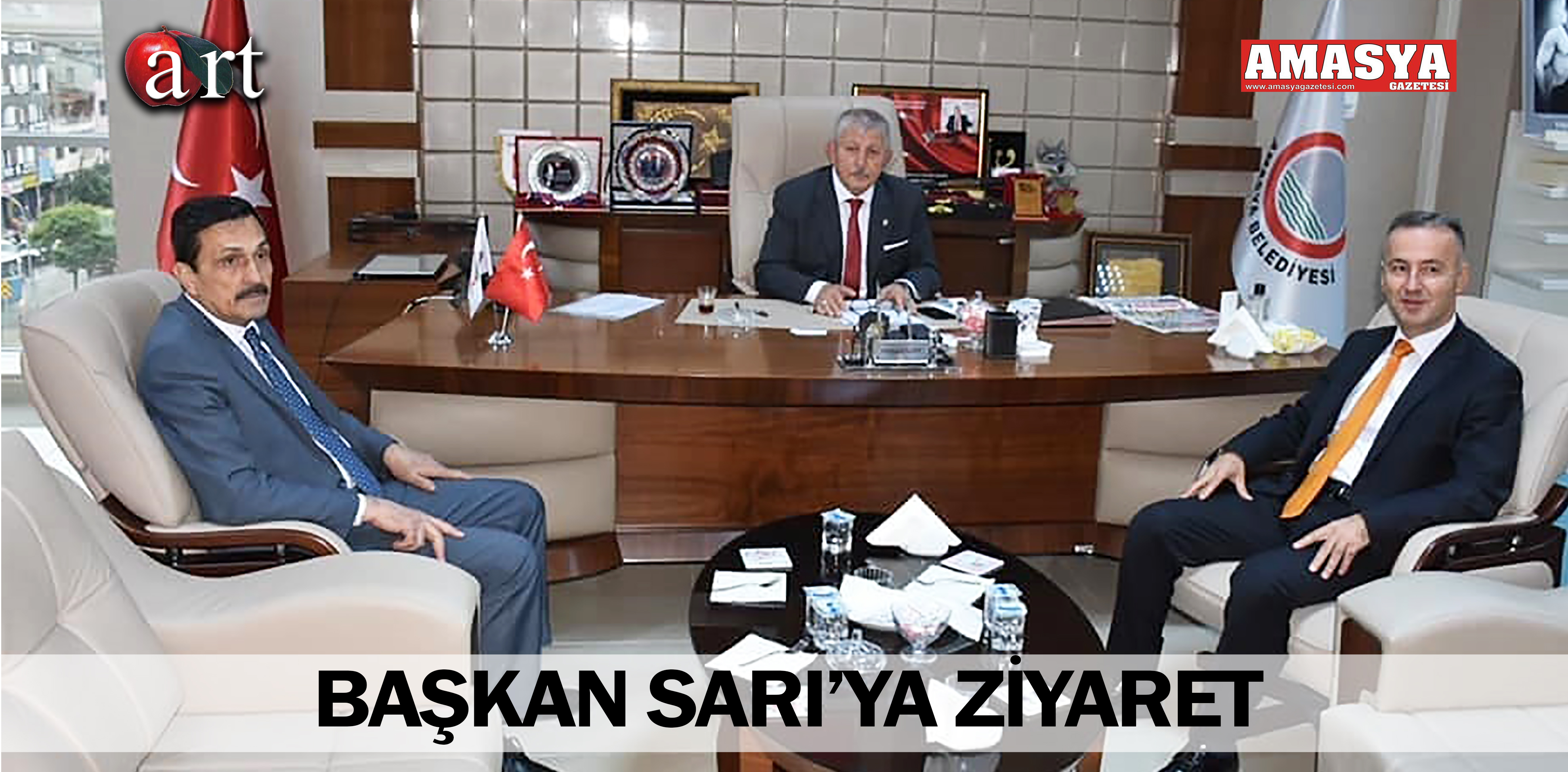 BAŞKAN SARI’YA ZİYARET