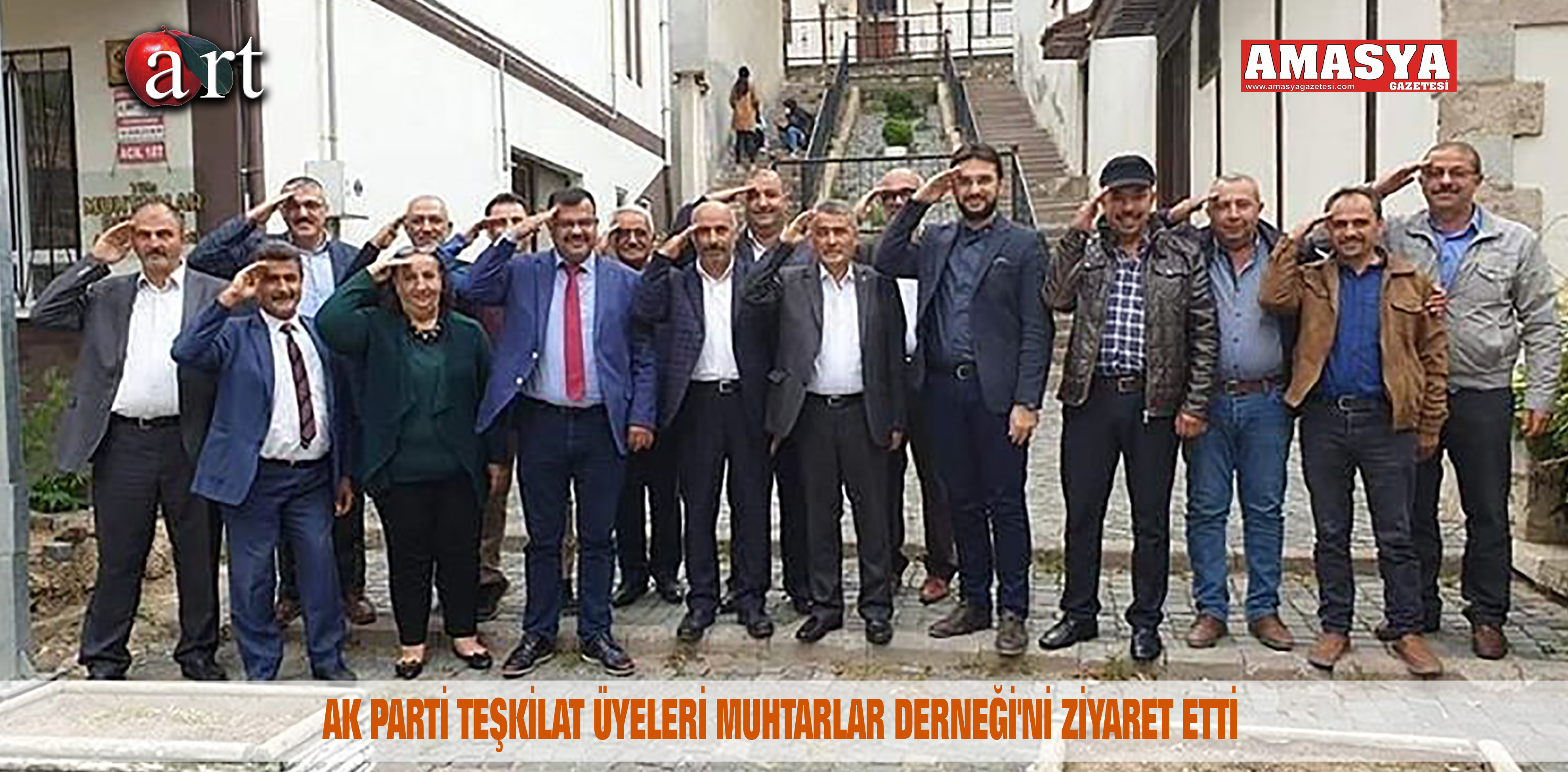 AK PARTİ TEŞKİLAT ÜYELERİ MUHTARLAR DERNEĞİ’Nİ ZİYARET ETTİ