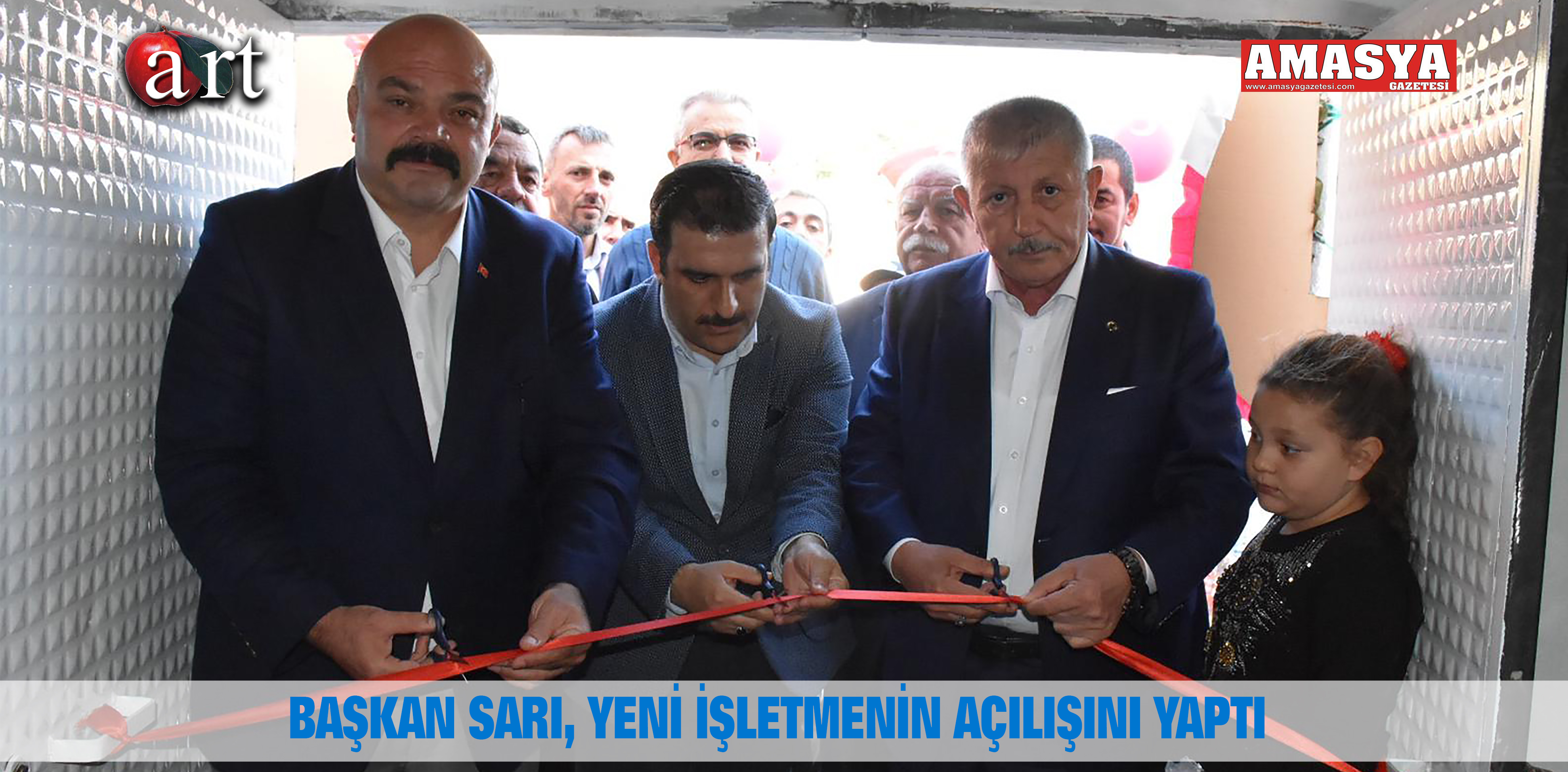 BAŞKAN SARI, YENİ İŞLETMENİN AÇILIŞINI YAPTI