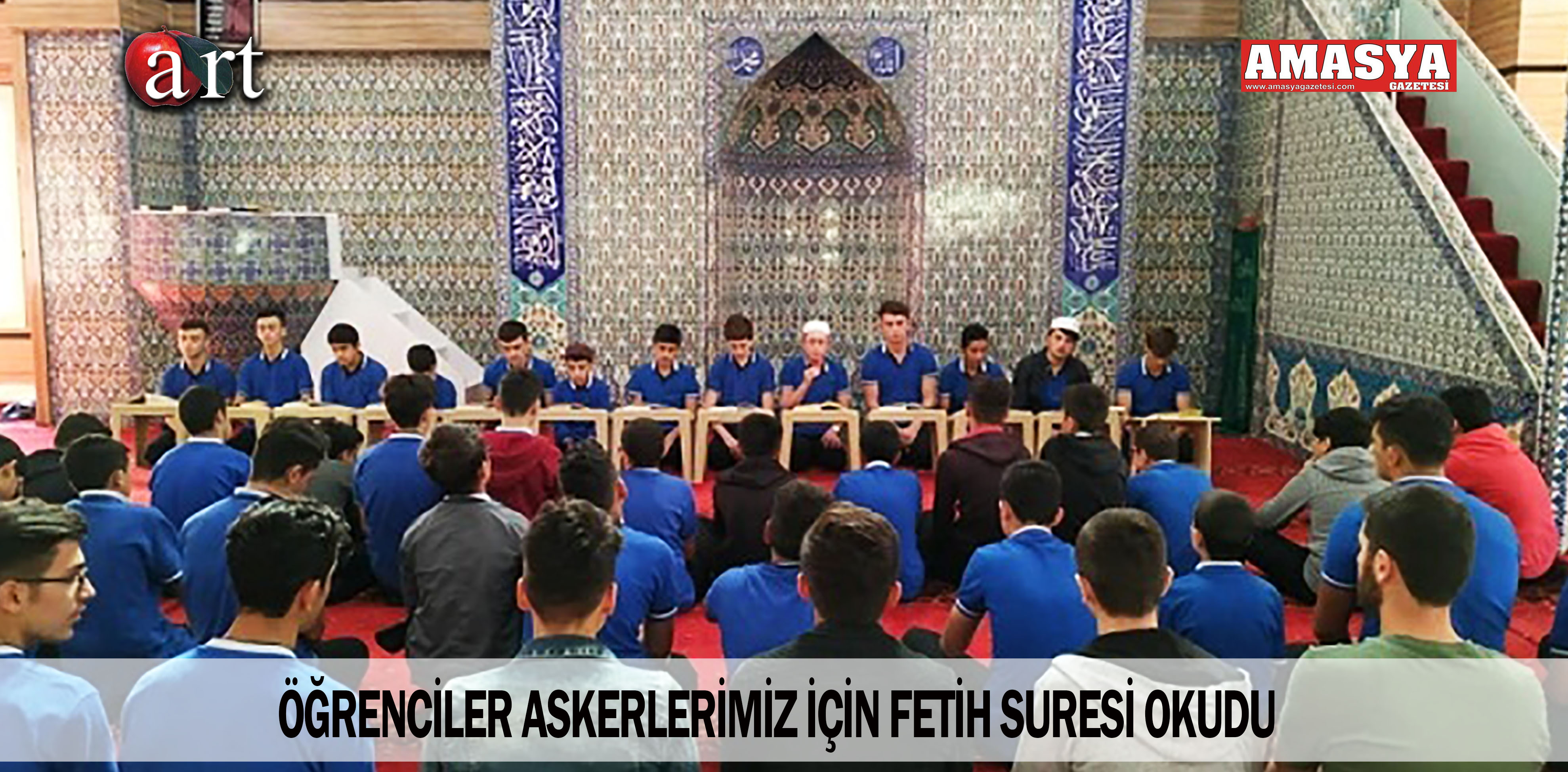 ÖĞRENCİLER ASKERLERİMİZ İÇİN FETİH SURESİ OKUDU