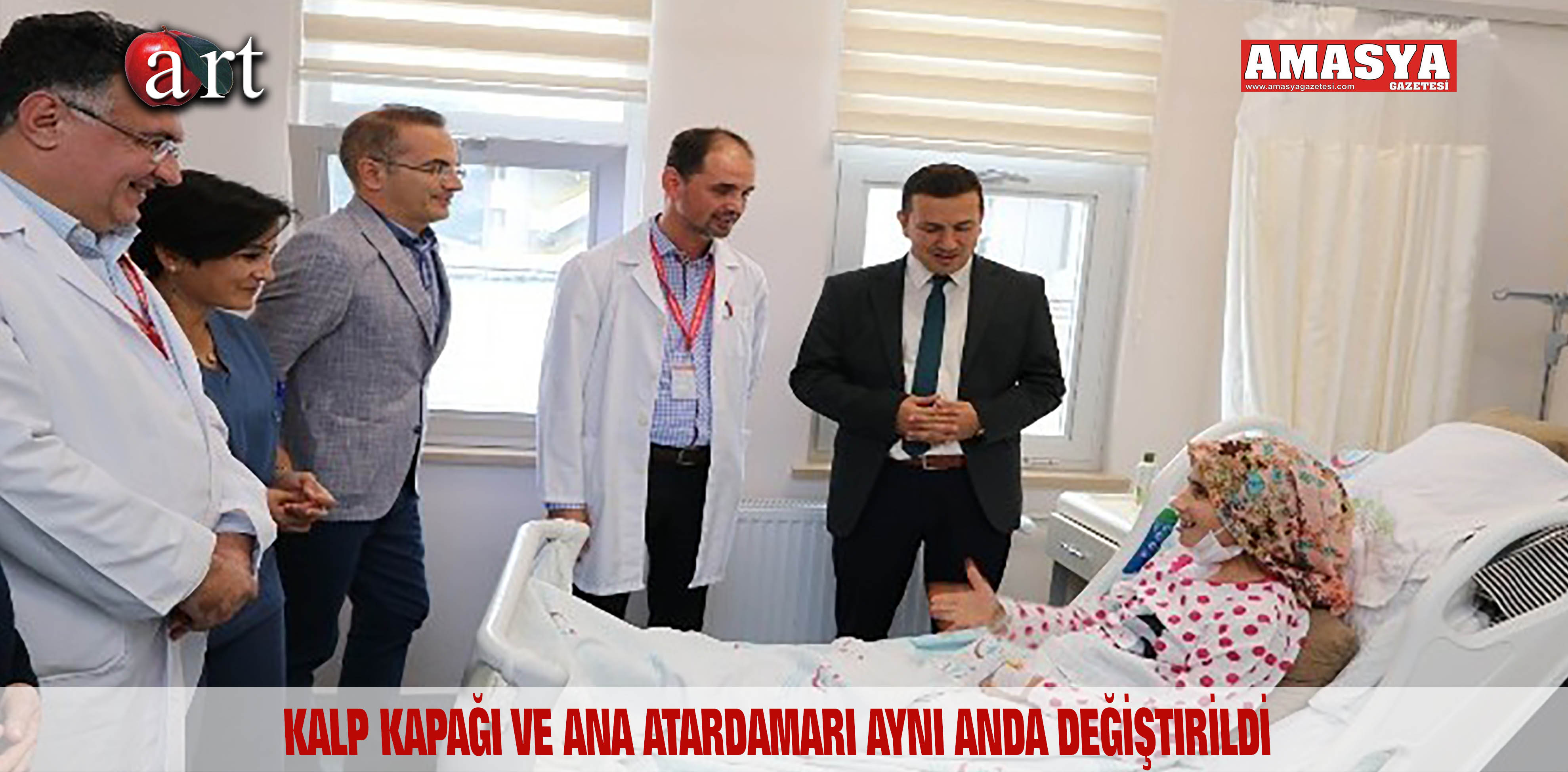 KALP KAPAĞI VE ANA ATARDAMARI AYNI ANDA DEĞİŞTİRİLDİ