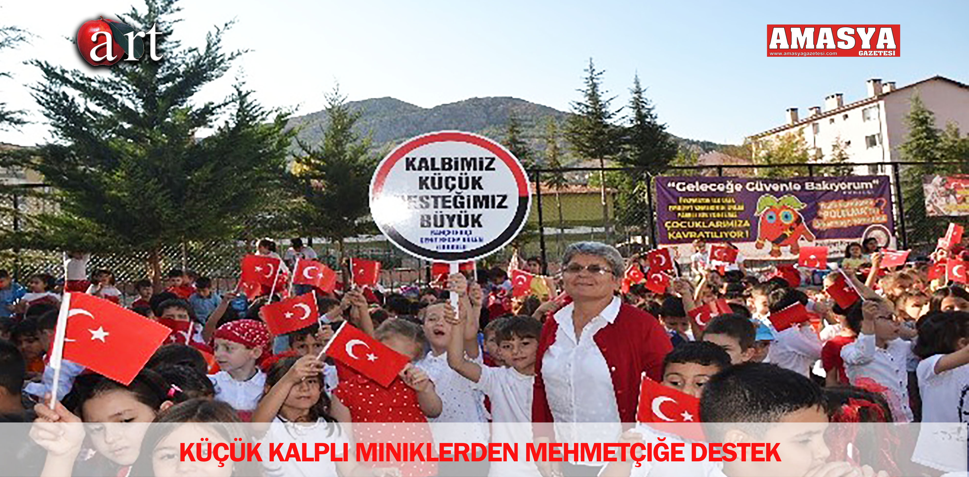 KÜÇÜK KALPLİ MİNİKLERDEN MEHMETÇİĞE DESTEK