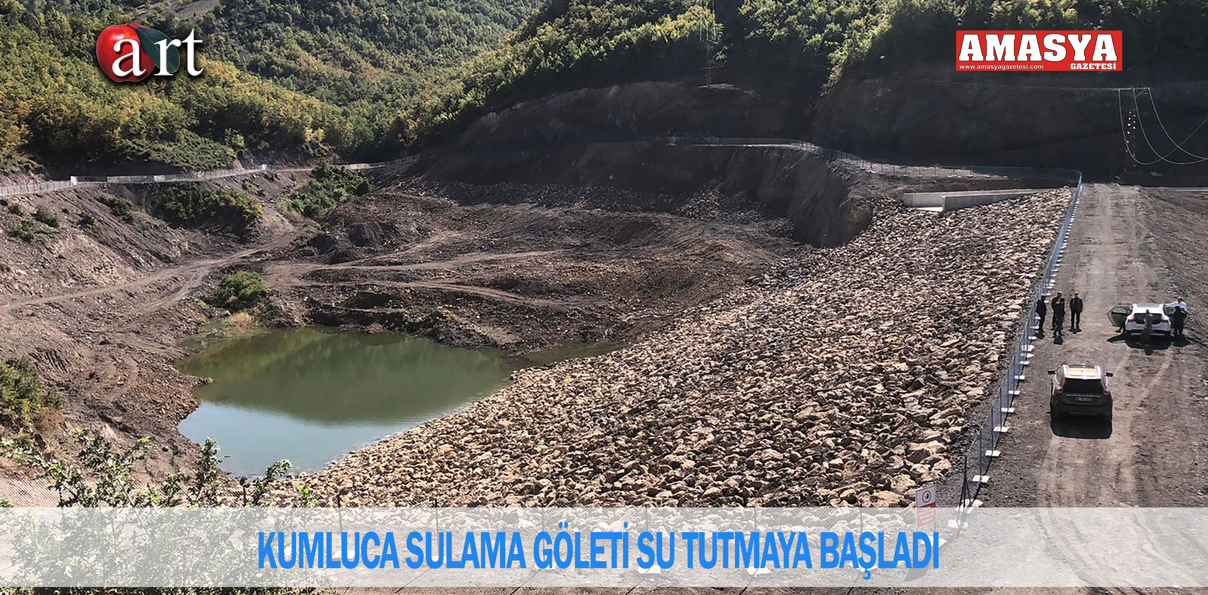 KUMLUCA SULAMA GÖLETİ SU TUTMAYA BAŞLADI